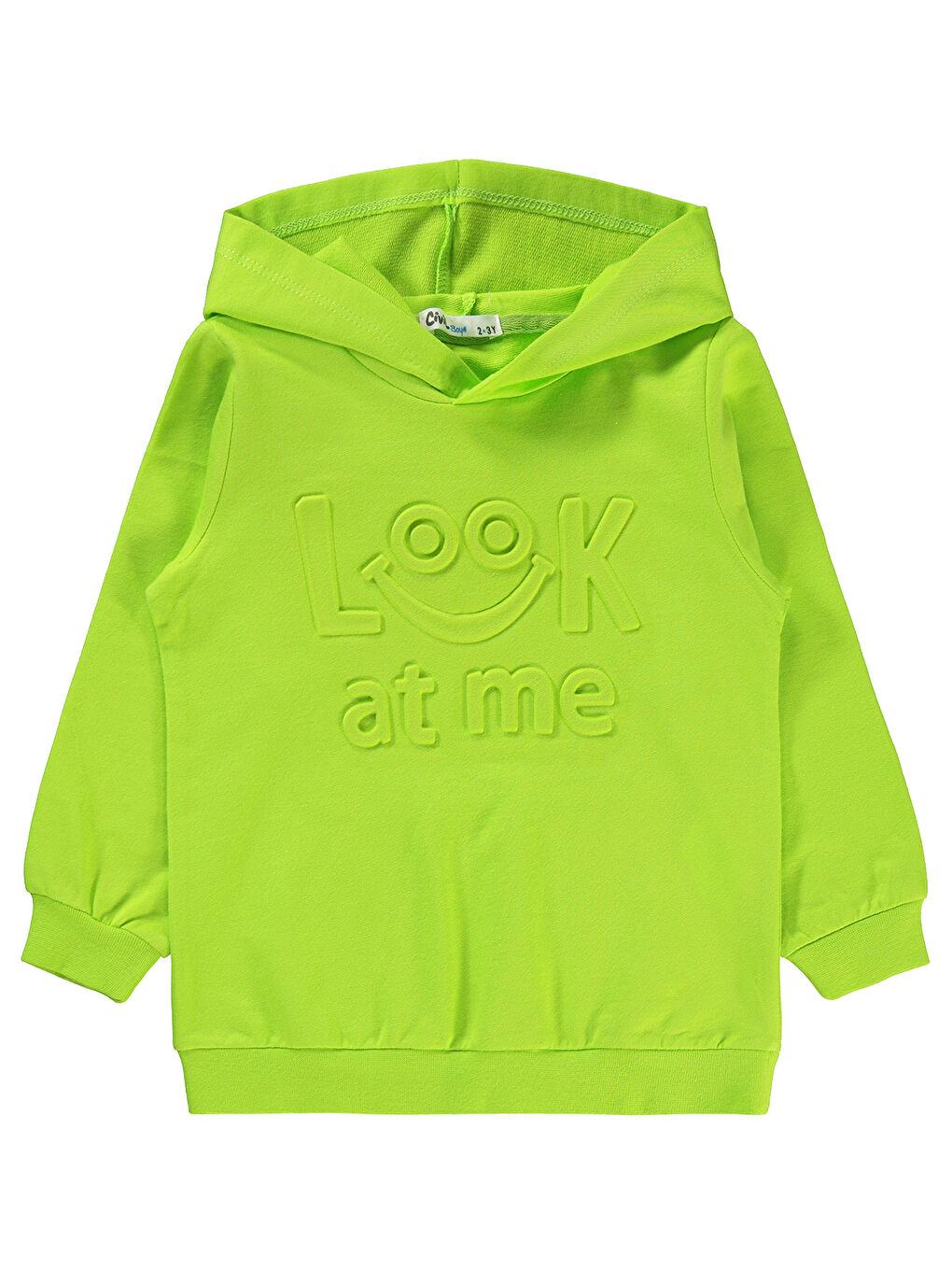 Civil Limon Yeşili Boys Erkek Çocuk Sweatshirt 2-5 Yaş Limon Yeşili