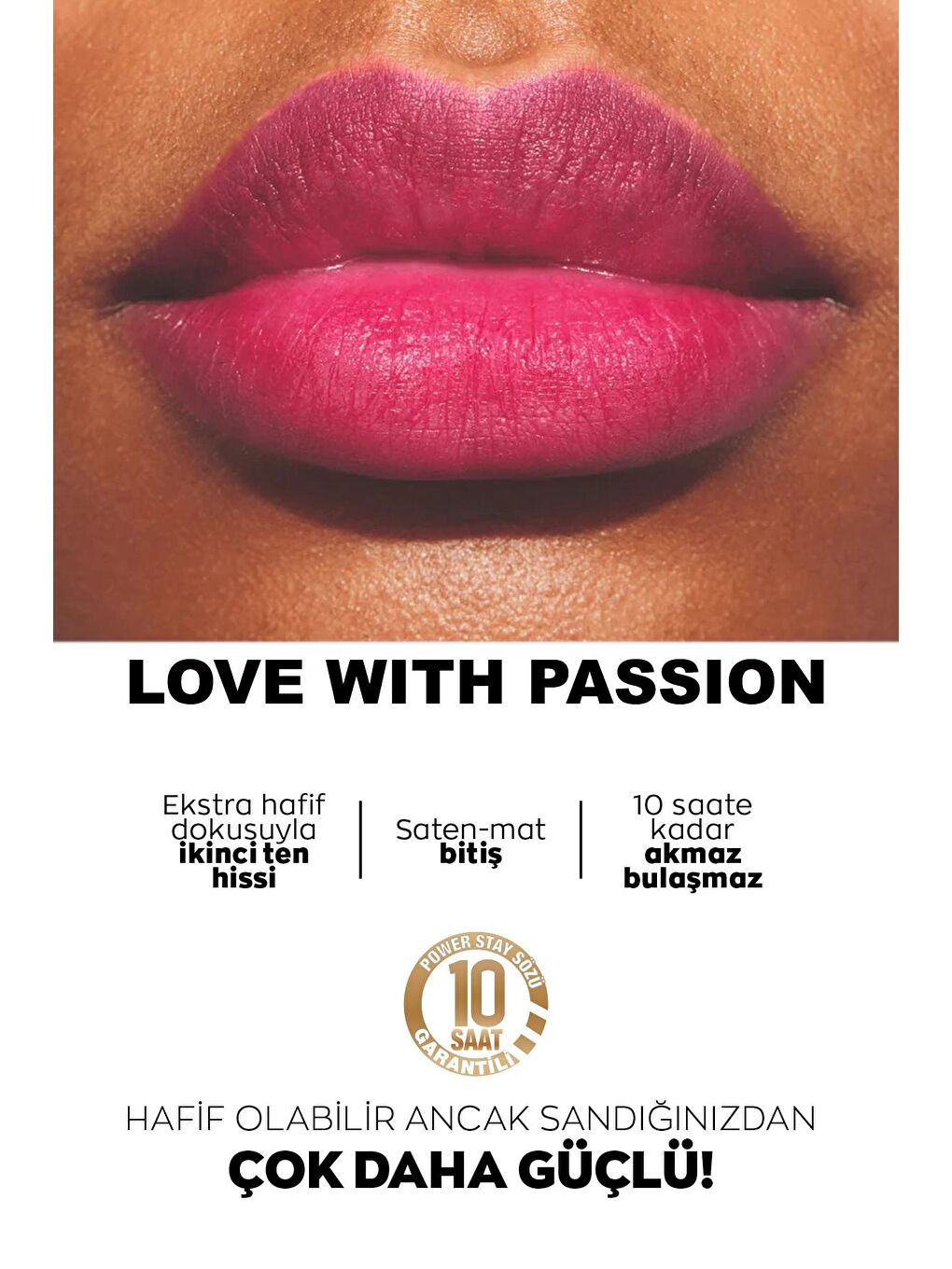 AVON Power Stay Likit Ruj Love With Passion - 1