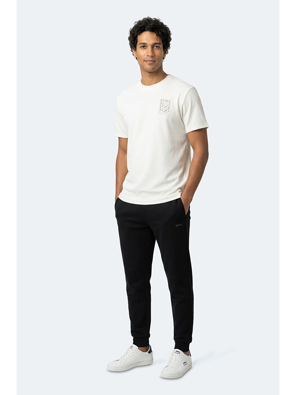Zegna Erkek Beyaz Tişört-3