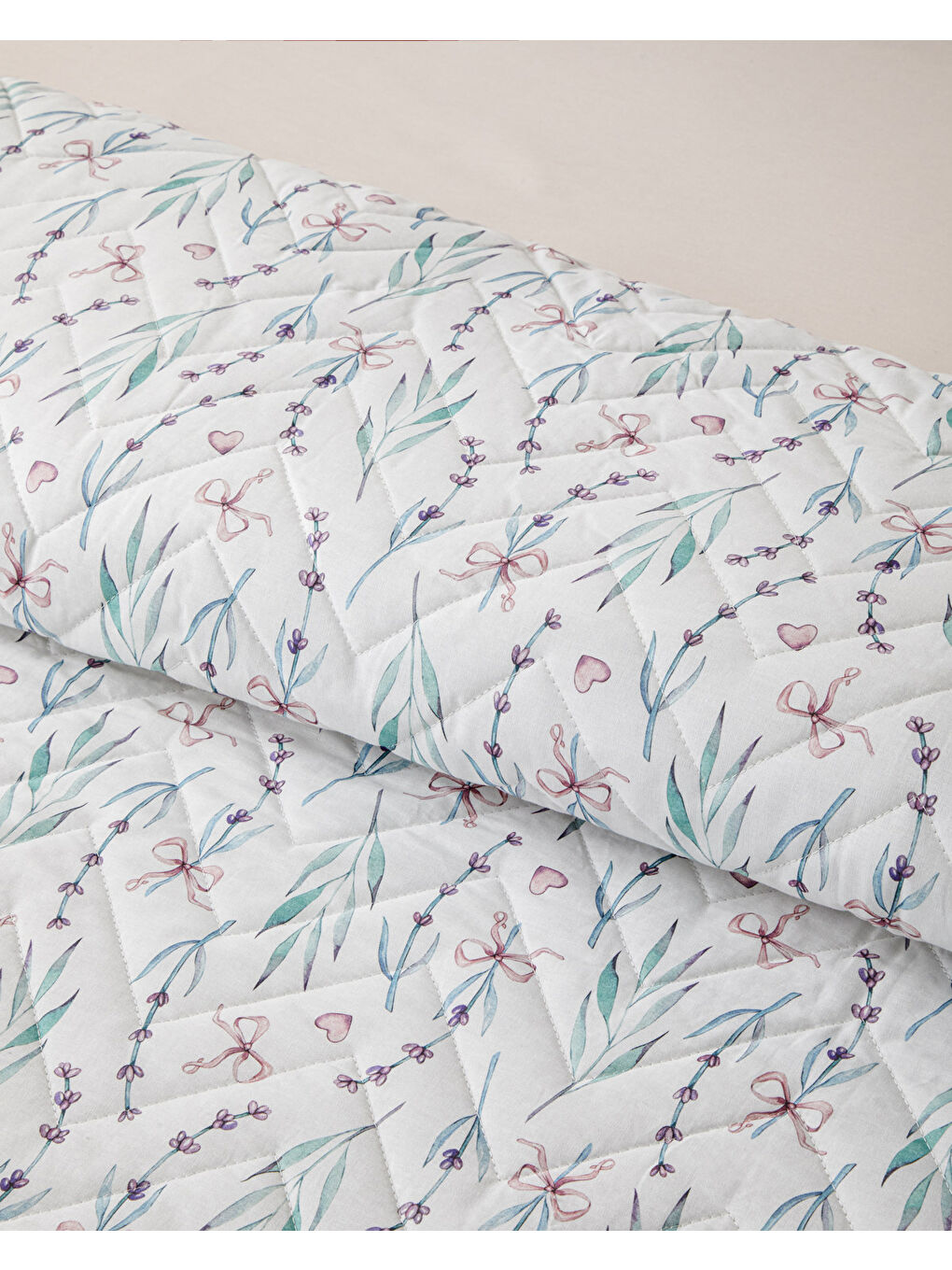 Milsen Ribbon Çift Kişilik Çarşaflı Complete Nevresim Takımı 200x220 cm Mor-2