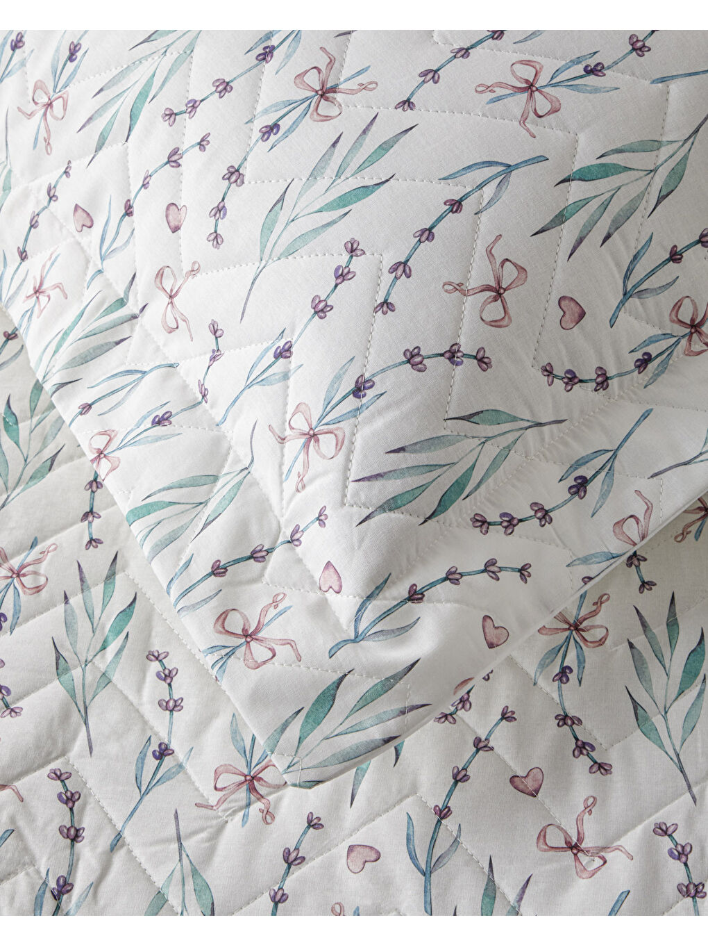 Milsen Ribbon Çift Kişilik Çarşaflı Complete Nevresim Takımı 200x220 cm Mor-3