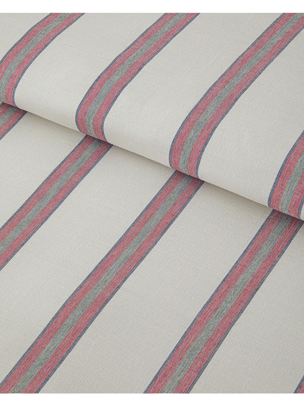 Cool Stripe İpliği Boyalı King Size Nevresim Takımı Bordo-Yeşil-3