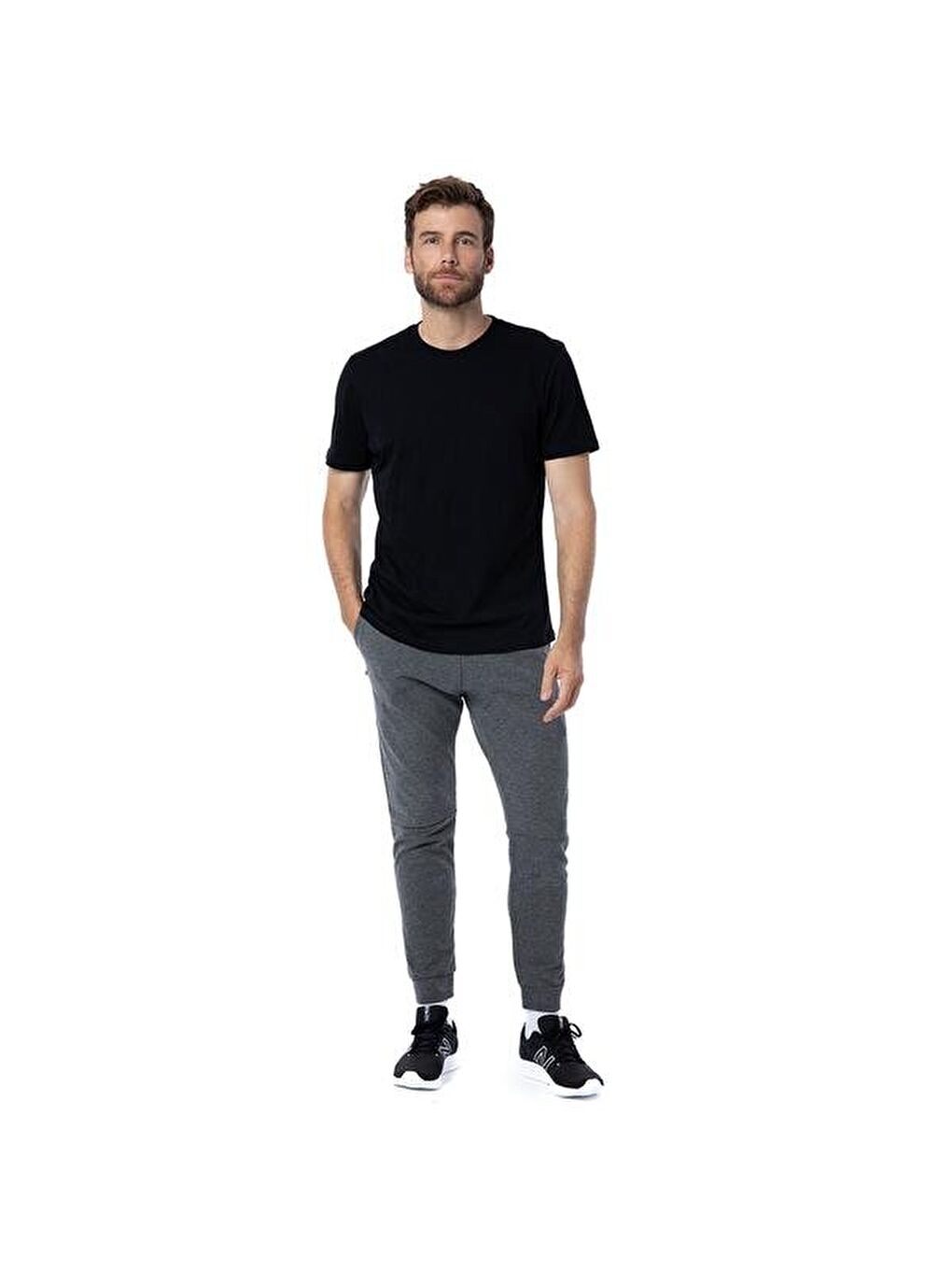 3804 Erkek Gri Eşofman Altı-2