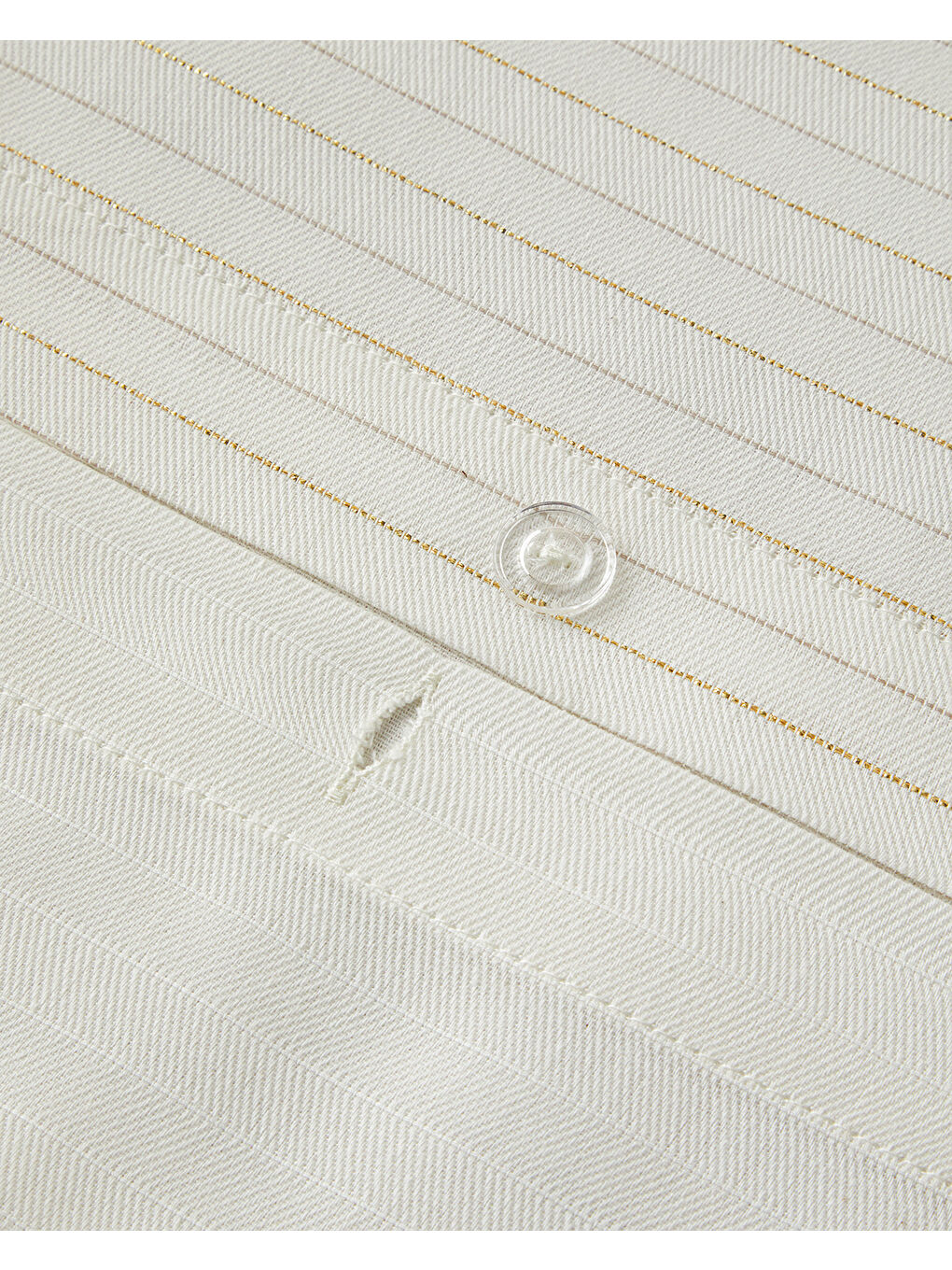 Sarı Elegant İpliği Boyalı King Size Nevresim Takımı Gold-5