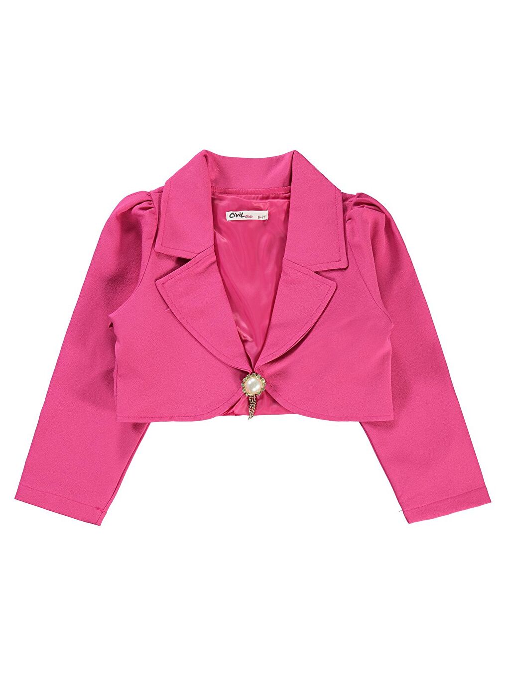Girls Kız Çocuk Bolero 10-13 yaş Fuşya