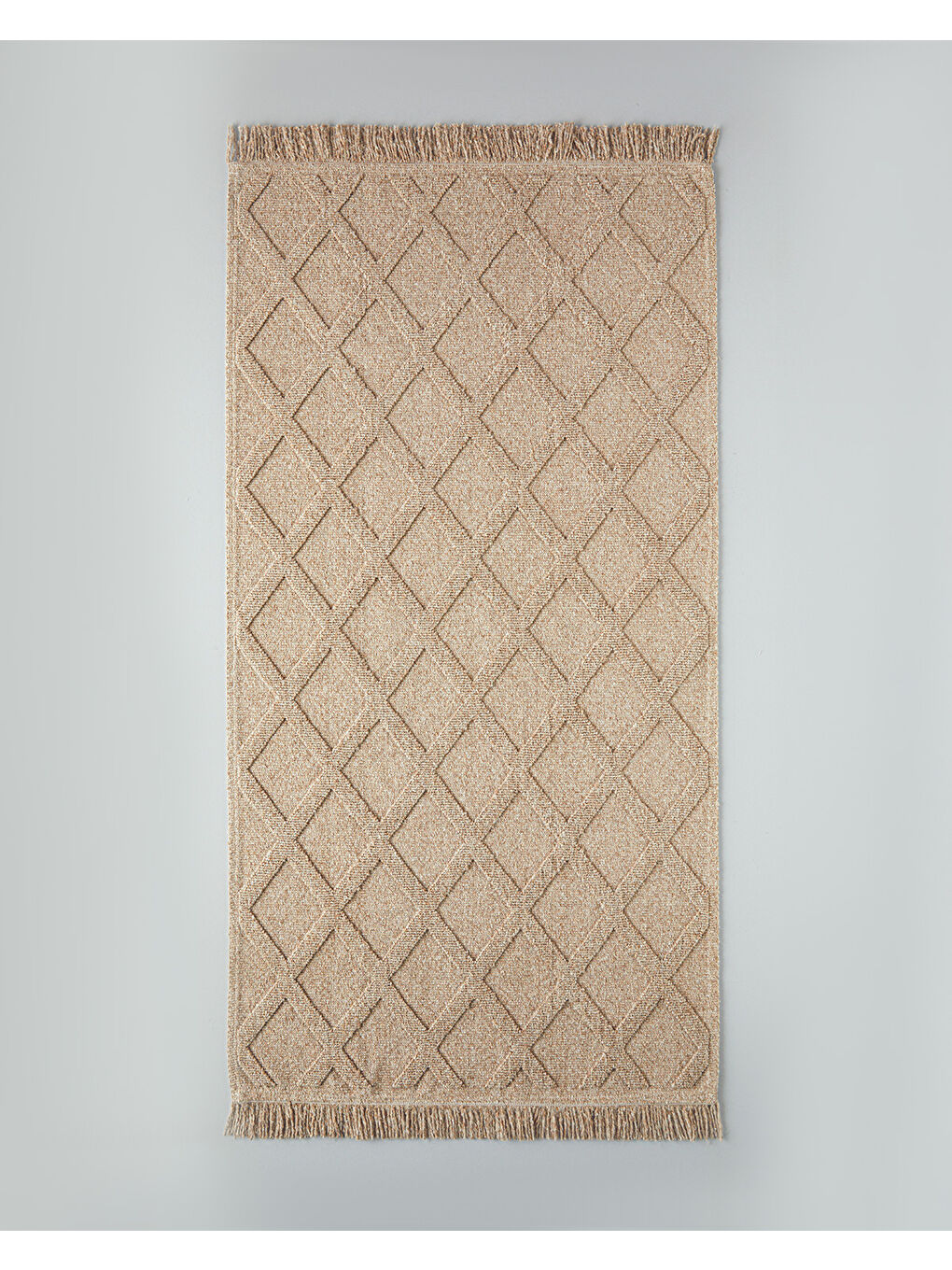 Prisma Dokuma Kilim 80x150 cm Kahverengi.