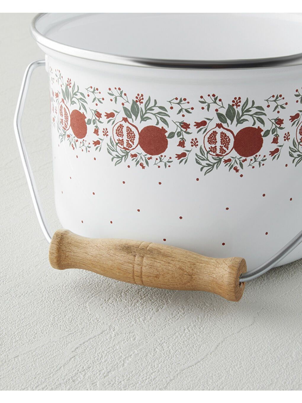 Garnet Emaye Bakraç 20 cm Kırmızı-2