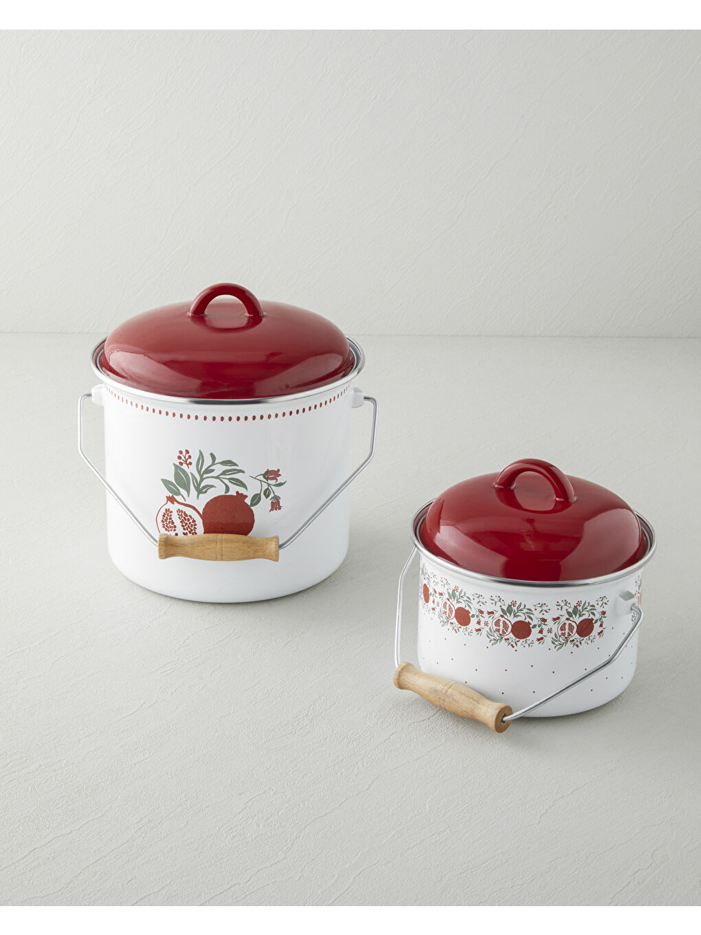 Garnet Emaye Bakraç 20 cm Kırmızı-4