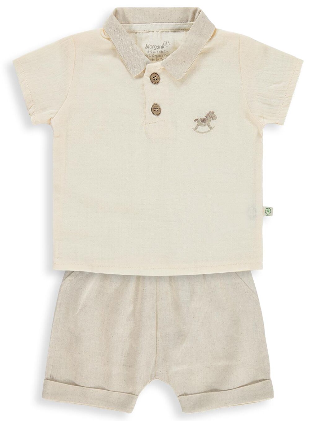 Lıttle Horse 2Li 6-24 Ay Takım - Ekru