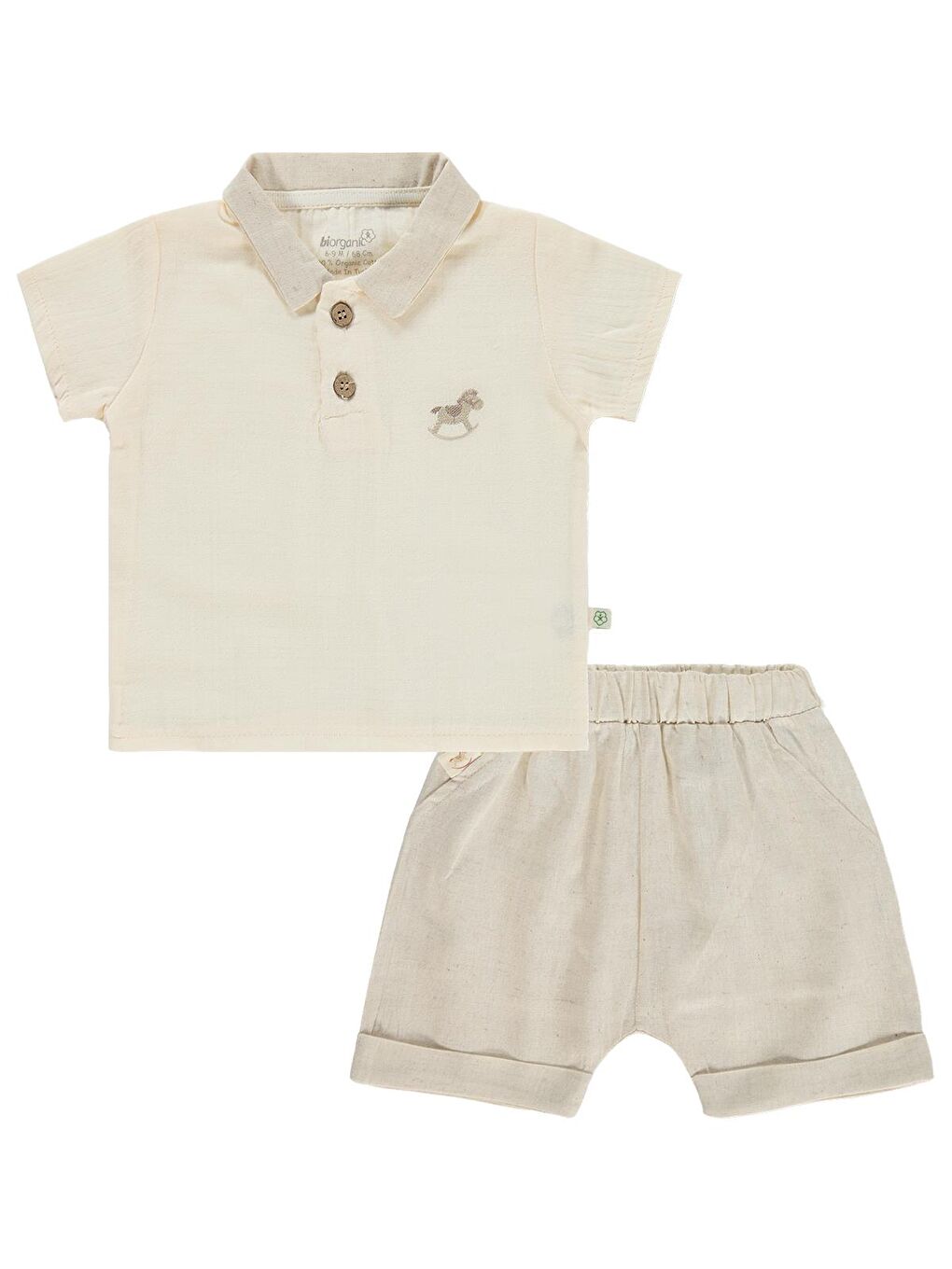 Lıttle Horse 2Li 6-24 Ay Takım - Ekru-1