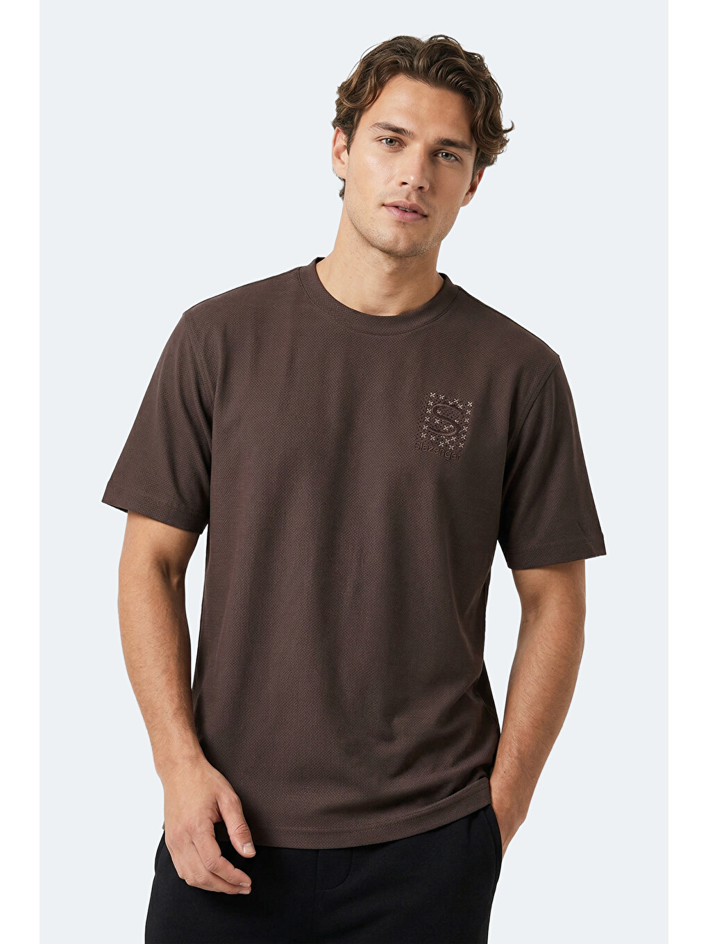 Kahverengi Zegna Erkek Kahve Tişört-5