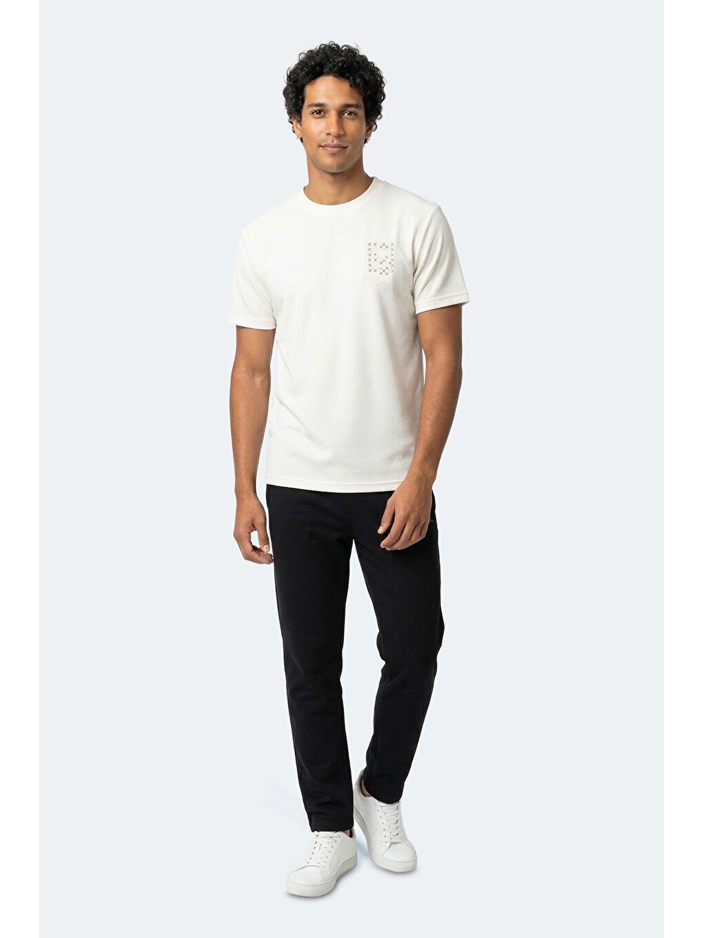 Zegna Erkek Beyaz Tişört-6