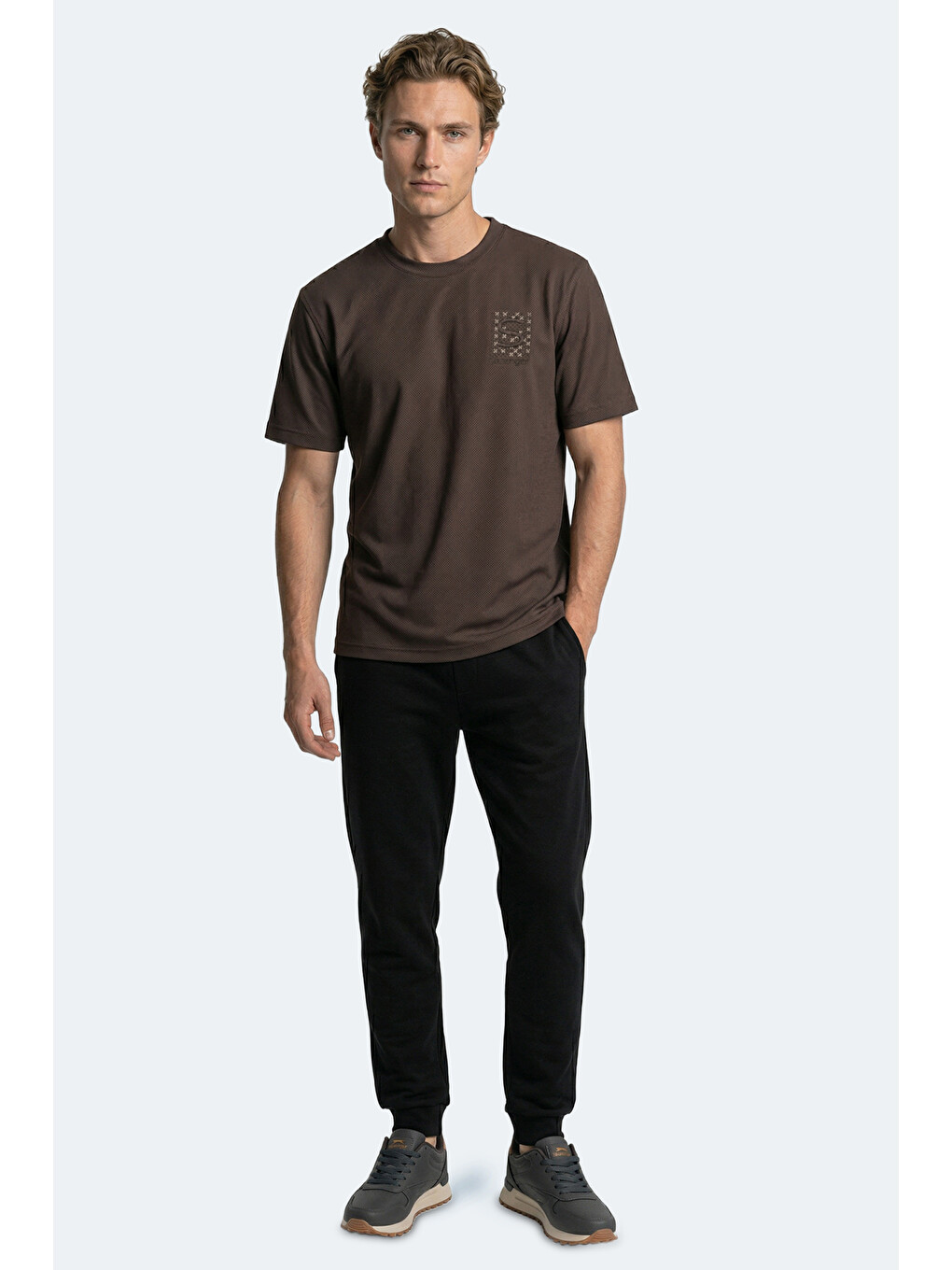 Kahverengi Zegna Erkek Kahve Tişört-6