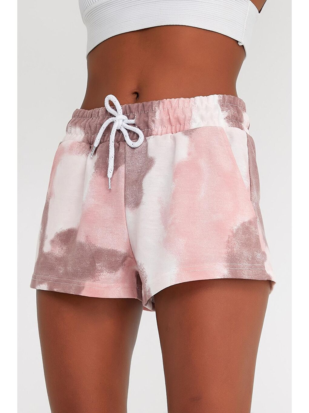 Pembe Kadın Kısa Şort SPR21Y53-1