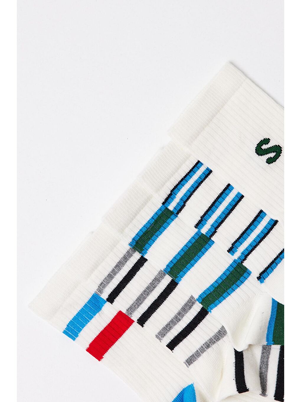 Karışık 5'Li Paket Erkek Çocuk Soket Çorap Çok Renkli-1