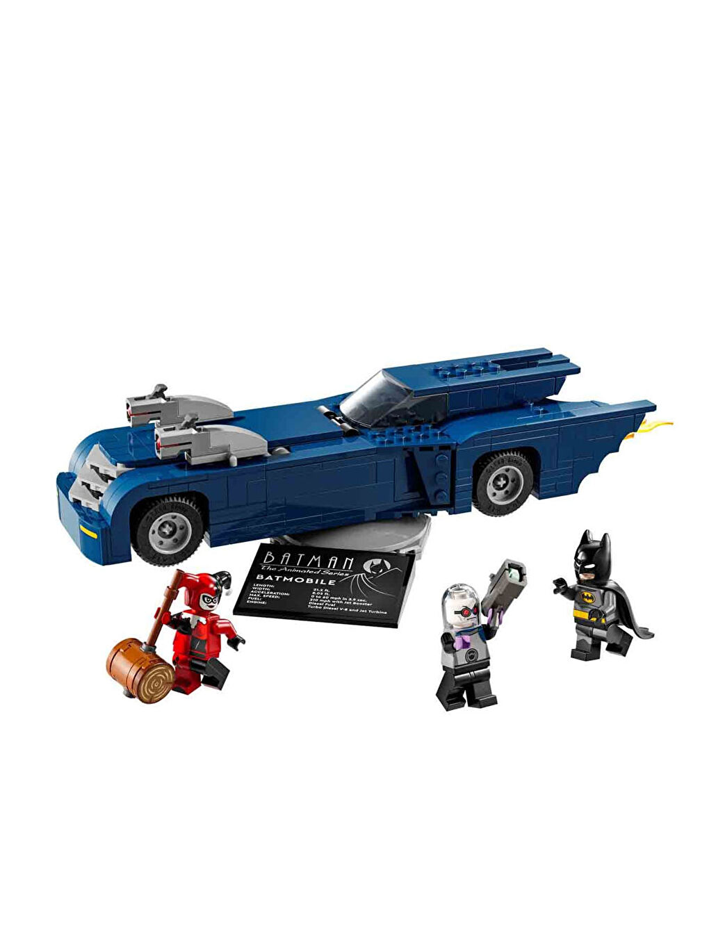 Lego Renksiz DC Batman Batmobile ile Batman Harley Quinn ve Mr Freezee Karşı 76274 - 6