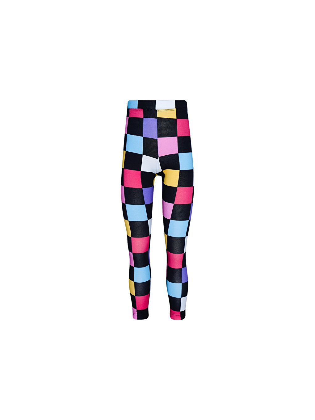 Lovetti Karişik Kız Çocuk Op Art Checkers Desen Tayt