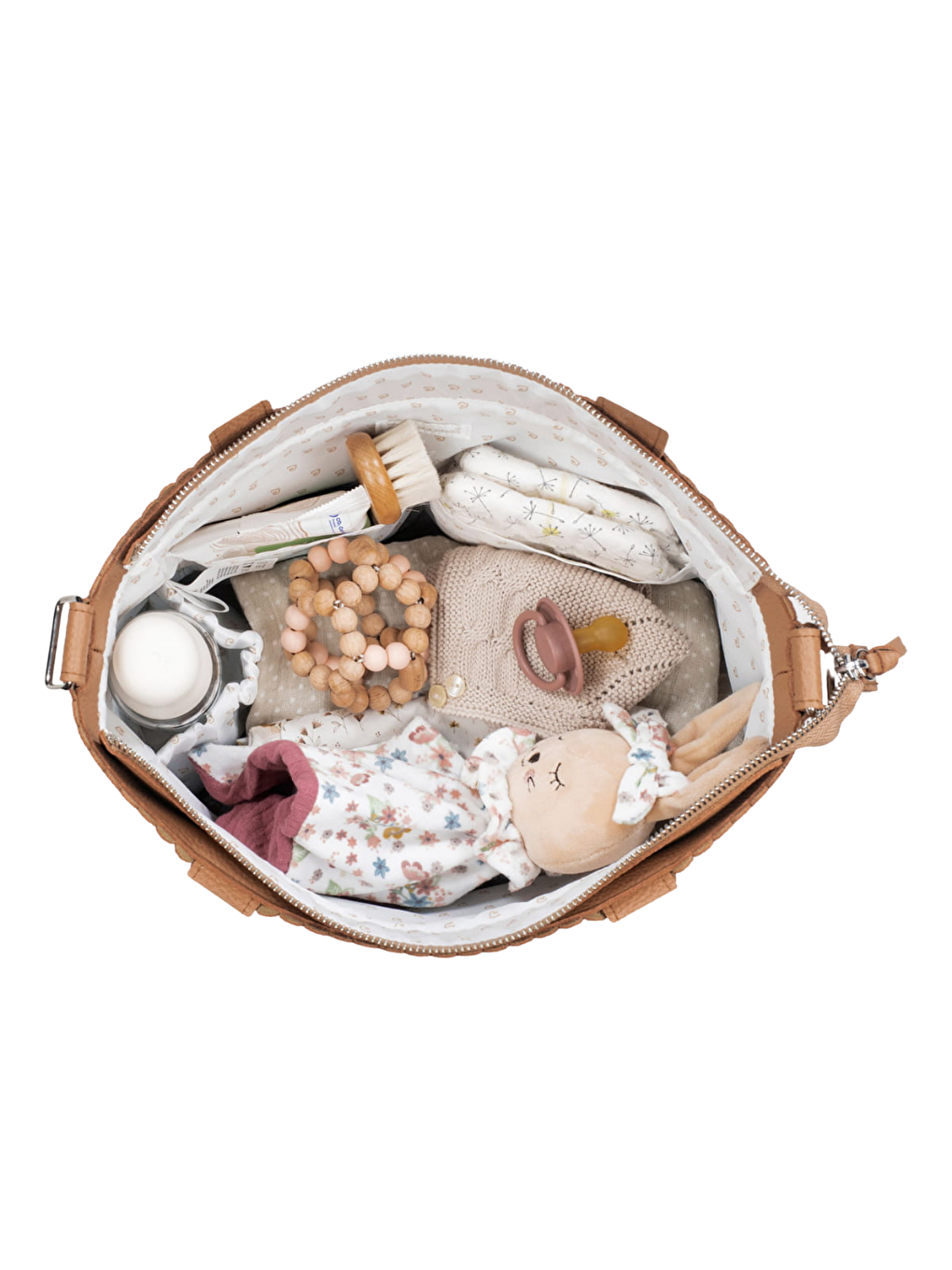 Icon Crossbody Bebek Bakım Çantası Caramel-7