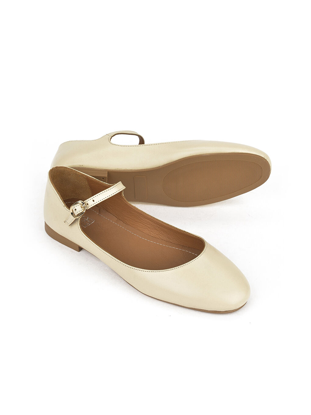 Hakiki Deri Kadın Babet 1511044Z104 Bej-2