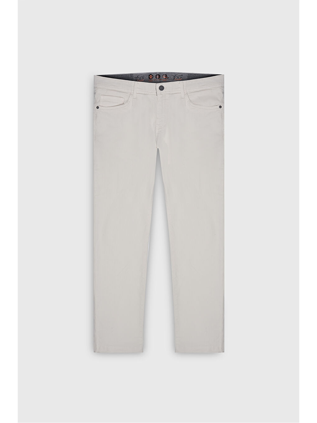 Erkek Ekru 360 Derece Her Yöne Esneyen Rahat Slim Fit Pantolon-5