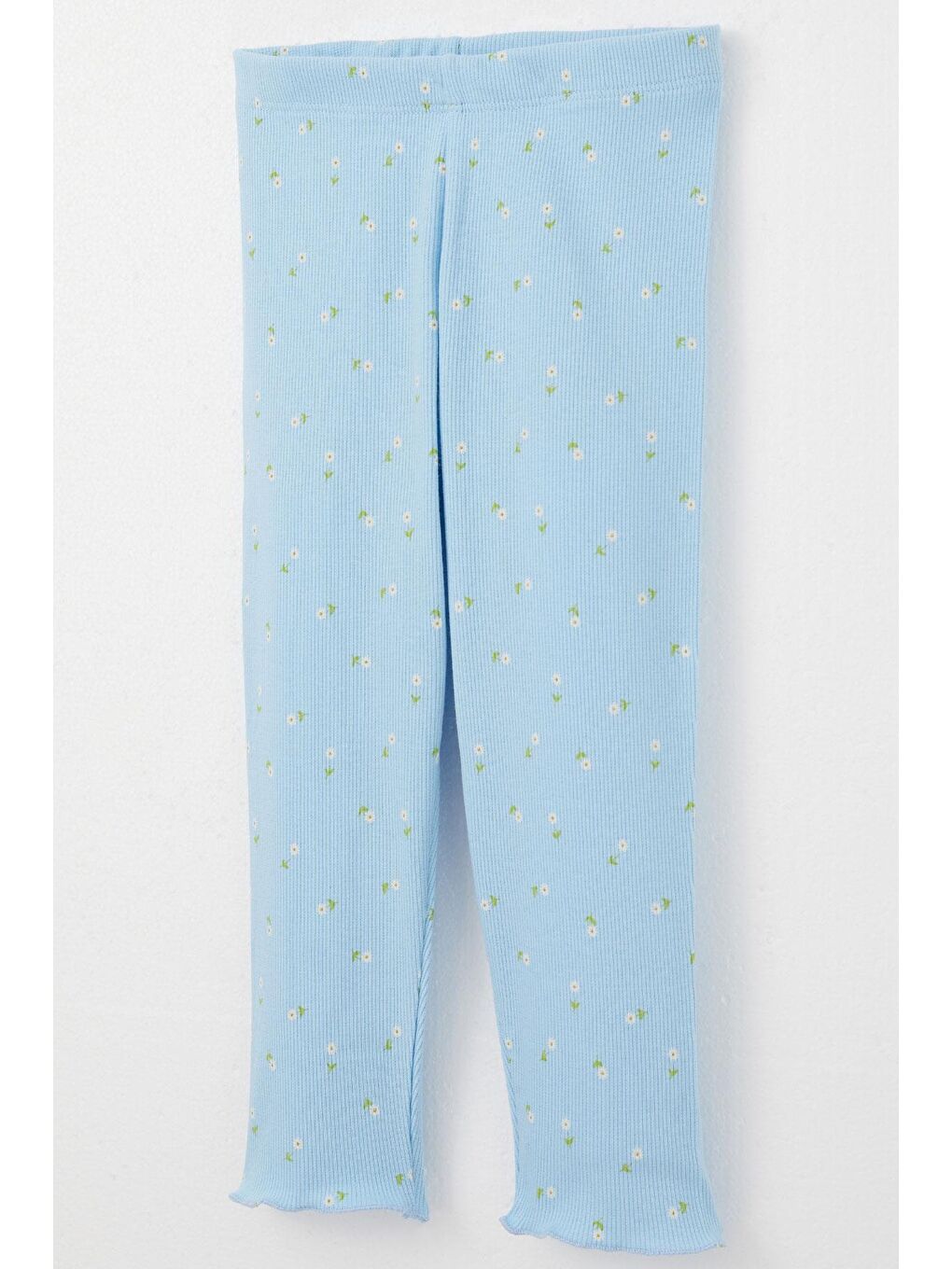 Breeze Kız Bebek Pijama Takımı Papatya Desenli Açık Mavi (9 Ay-1 Yaş) - 2