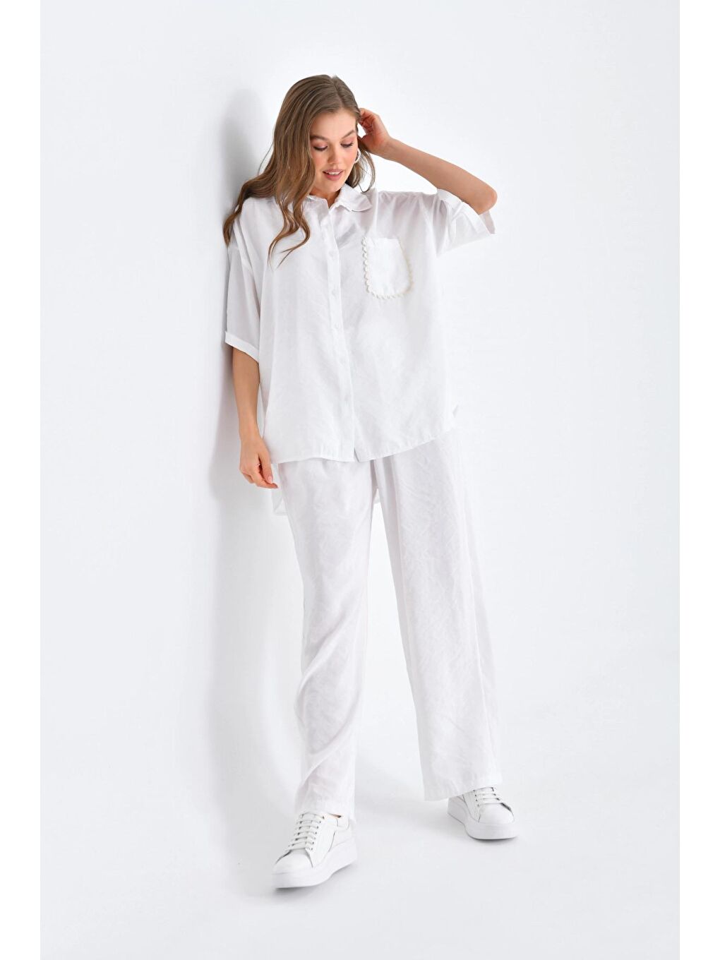 Ekru Kemik Rengi İkili Takım-2