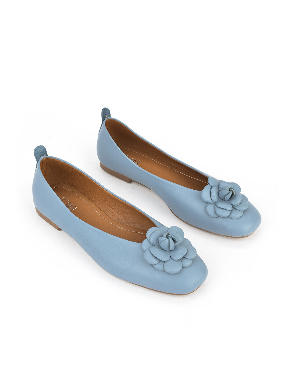 Hakiki Deri Kadın Babet 1511044Z106 Mavi-1