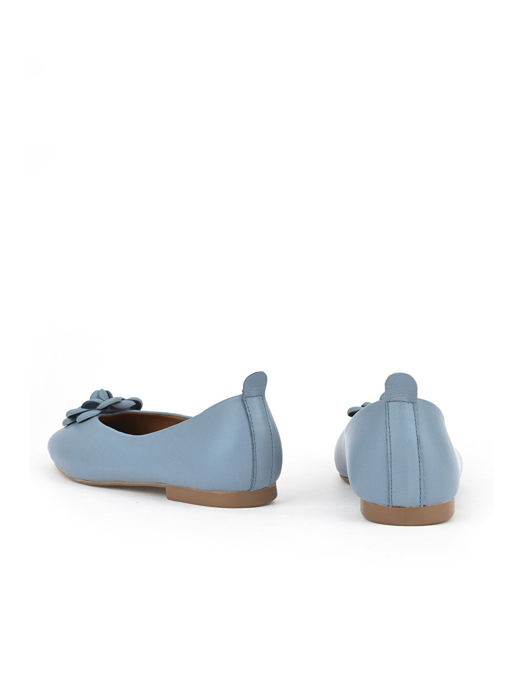 Hakiki Deri Kadın Babet 1511044Z106 Mavi-2