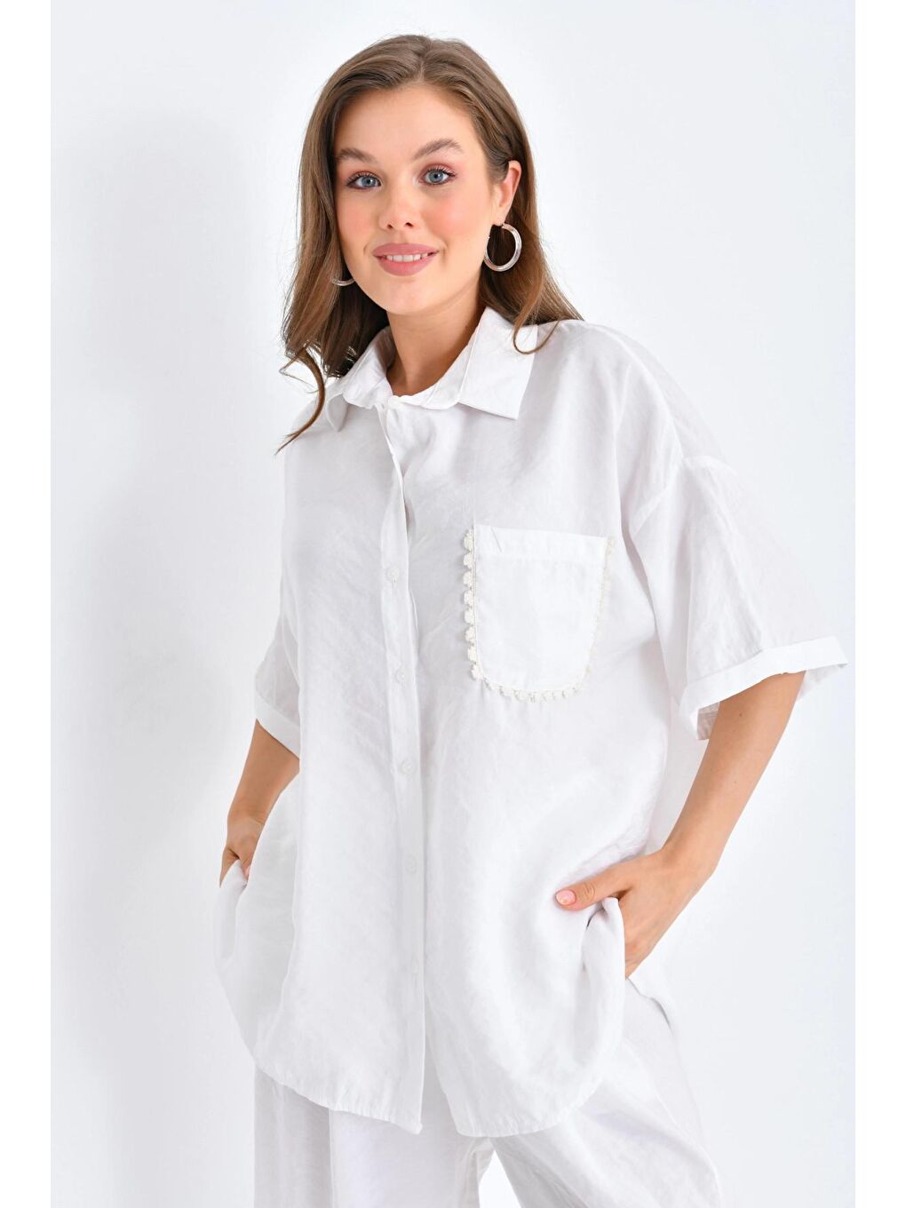 Ekru Kemik Rengi İkili Takım-3