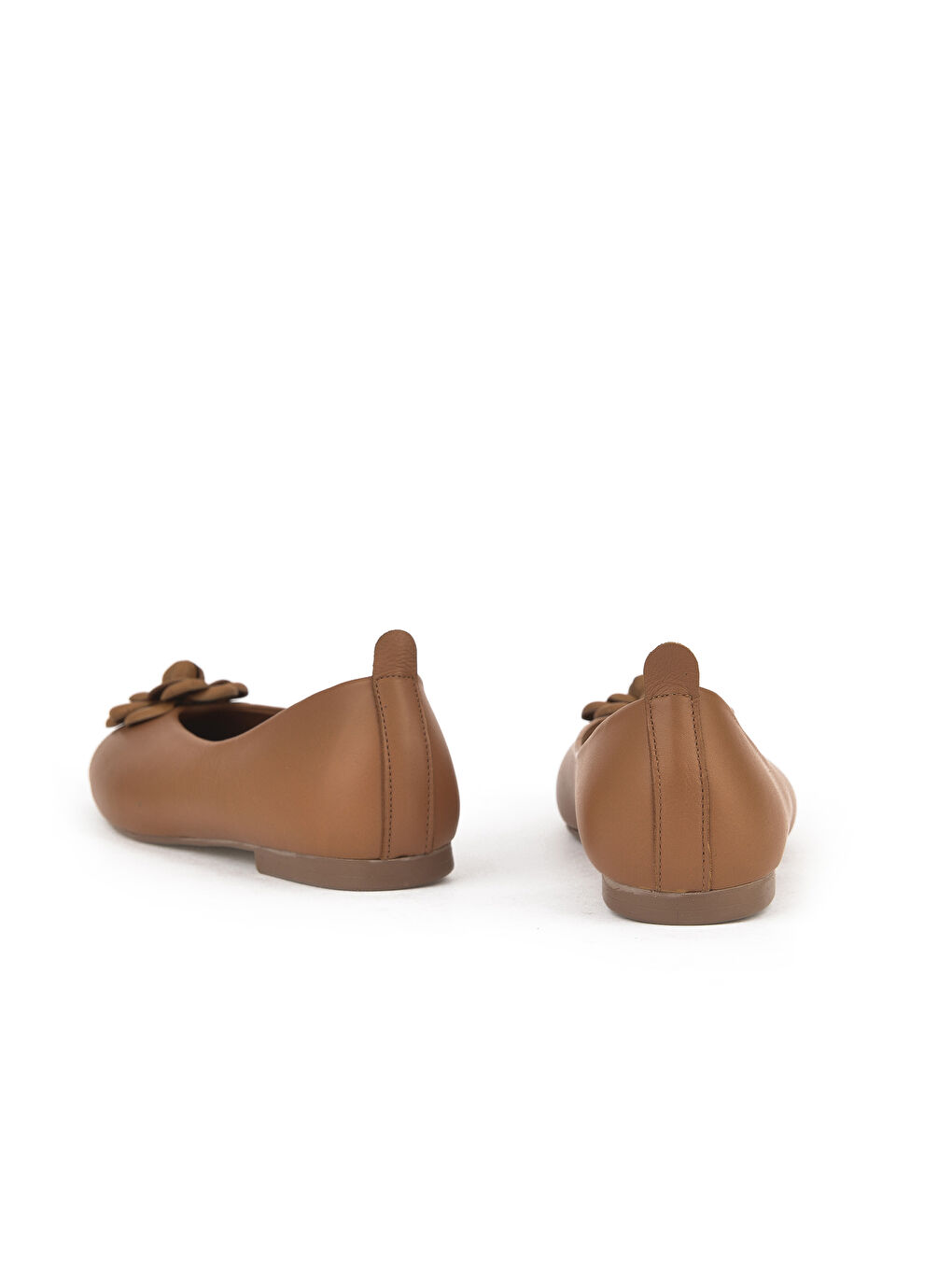 Kahverengi Hakiki Deri Kadın Babet 1511044Z106 Taba-2