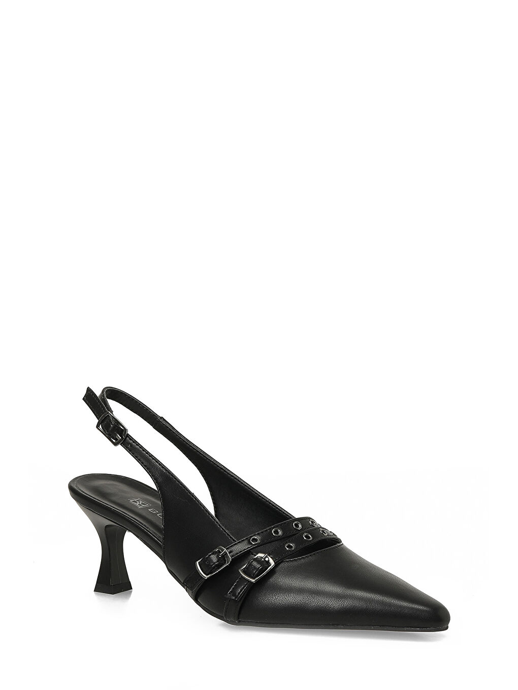 26S-777 6FX Siyah Kadın Topuklu Ayakkabı-1