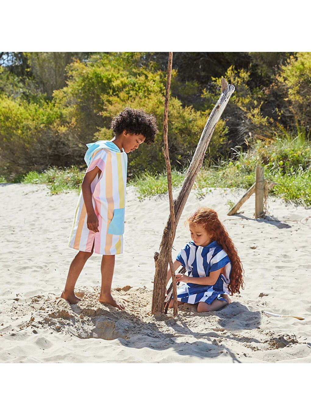 Karışık Hızlı Kuruyan UV Korumalı Çocuk Pançosu-5