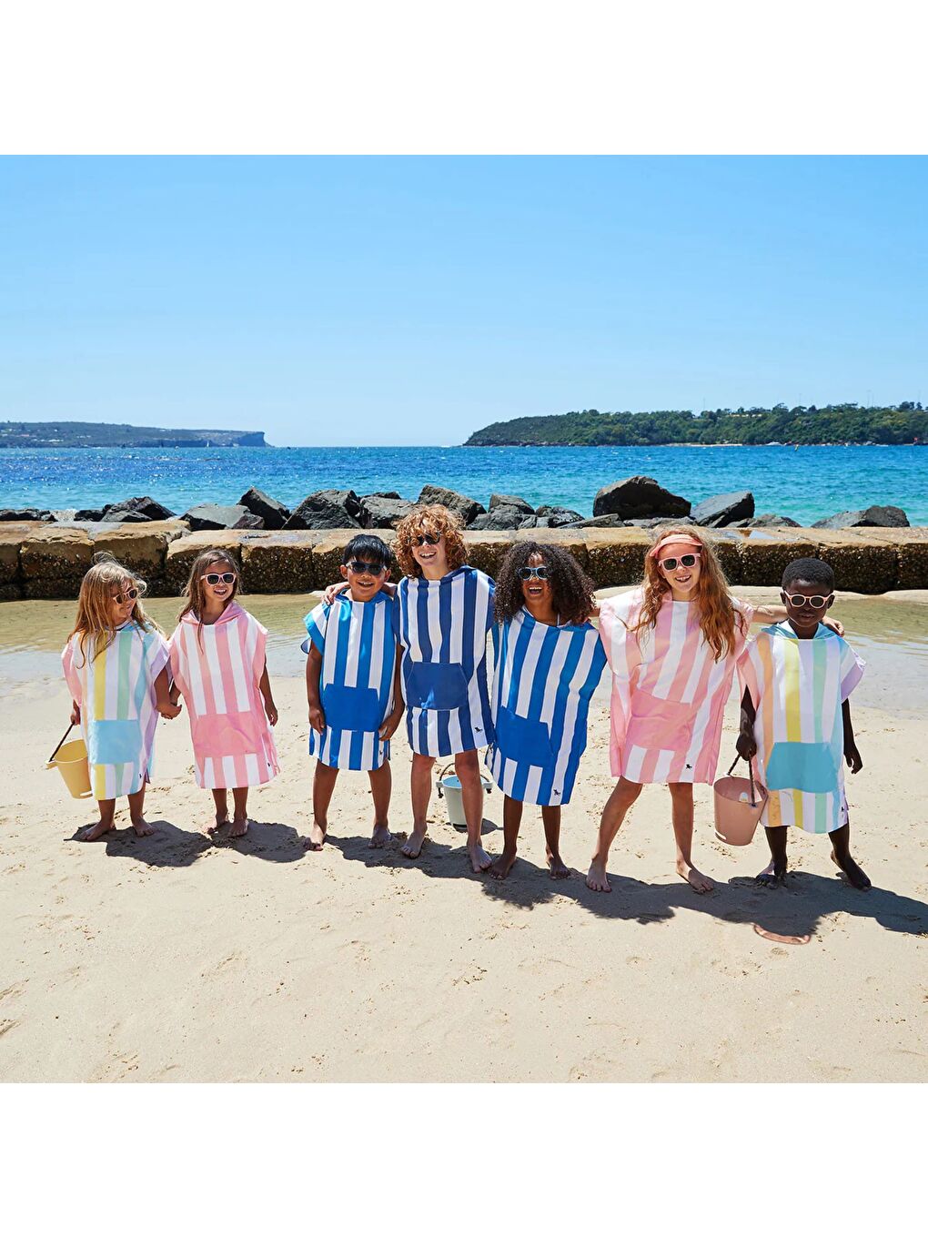 Karışık Hızlı Kuruyan UV Korumalı Çocuk Pançosu-8