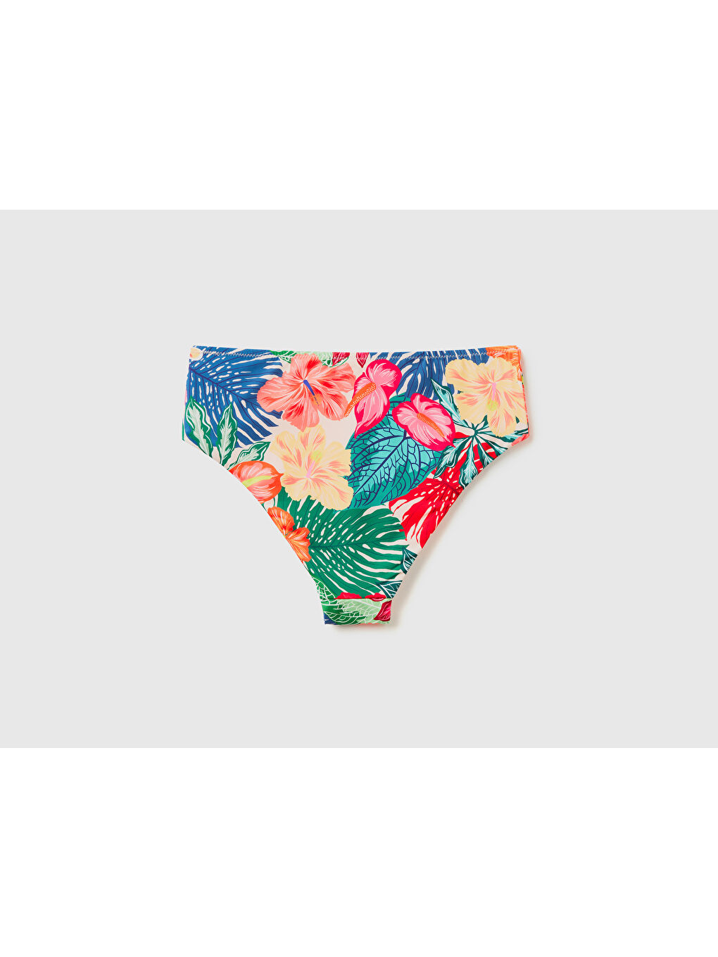 United Colors Of Benetton Kırmızı Kadın NAR CICEGI Desenli Bikini Alt - 1