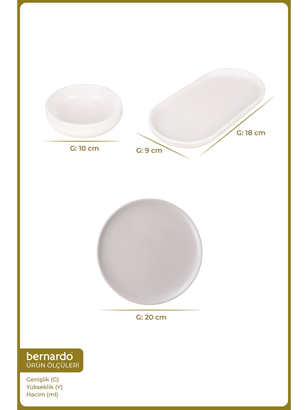 Sade 10 Parça Kahvaltı Takımı Beyaz-1