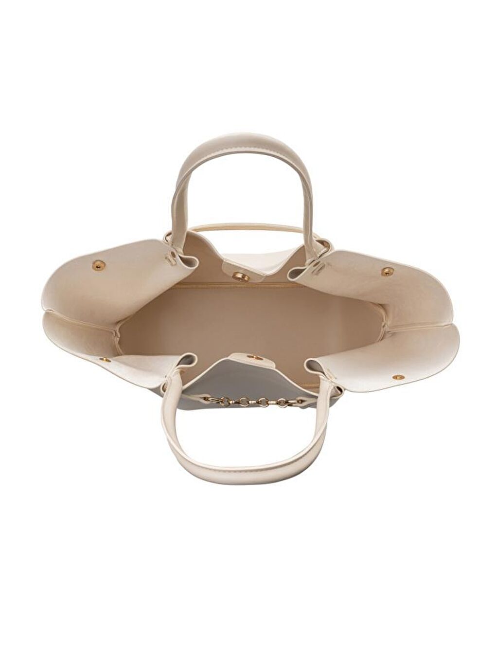 Ekru Kadın Omuz Çantası-5