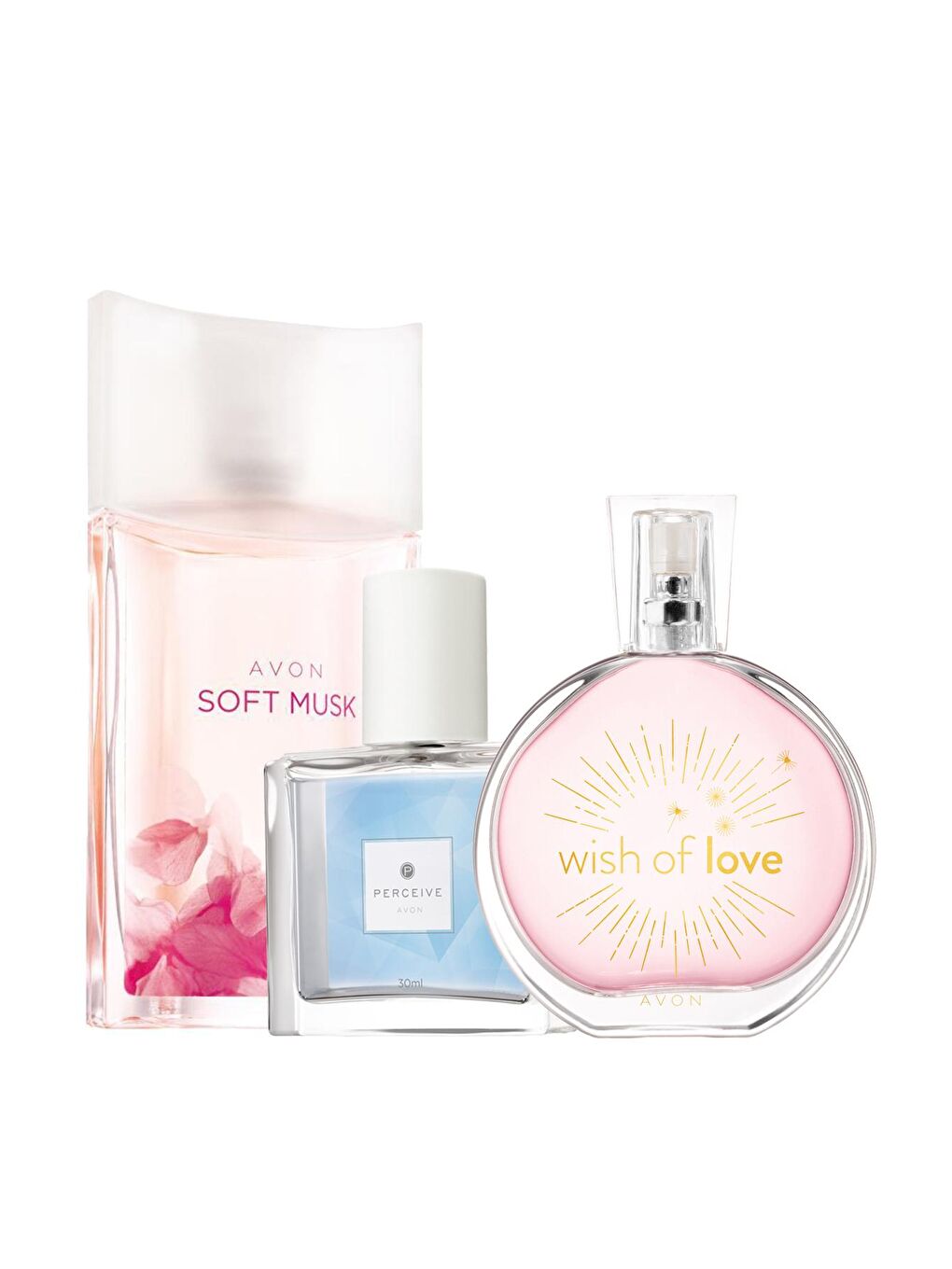 AVON Renksiz Soft Musk Wish of Love Perceive Set