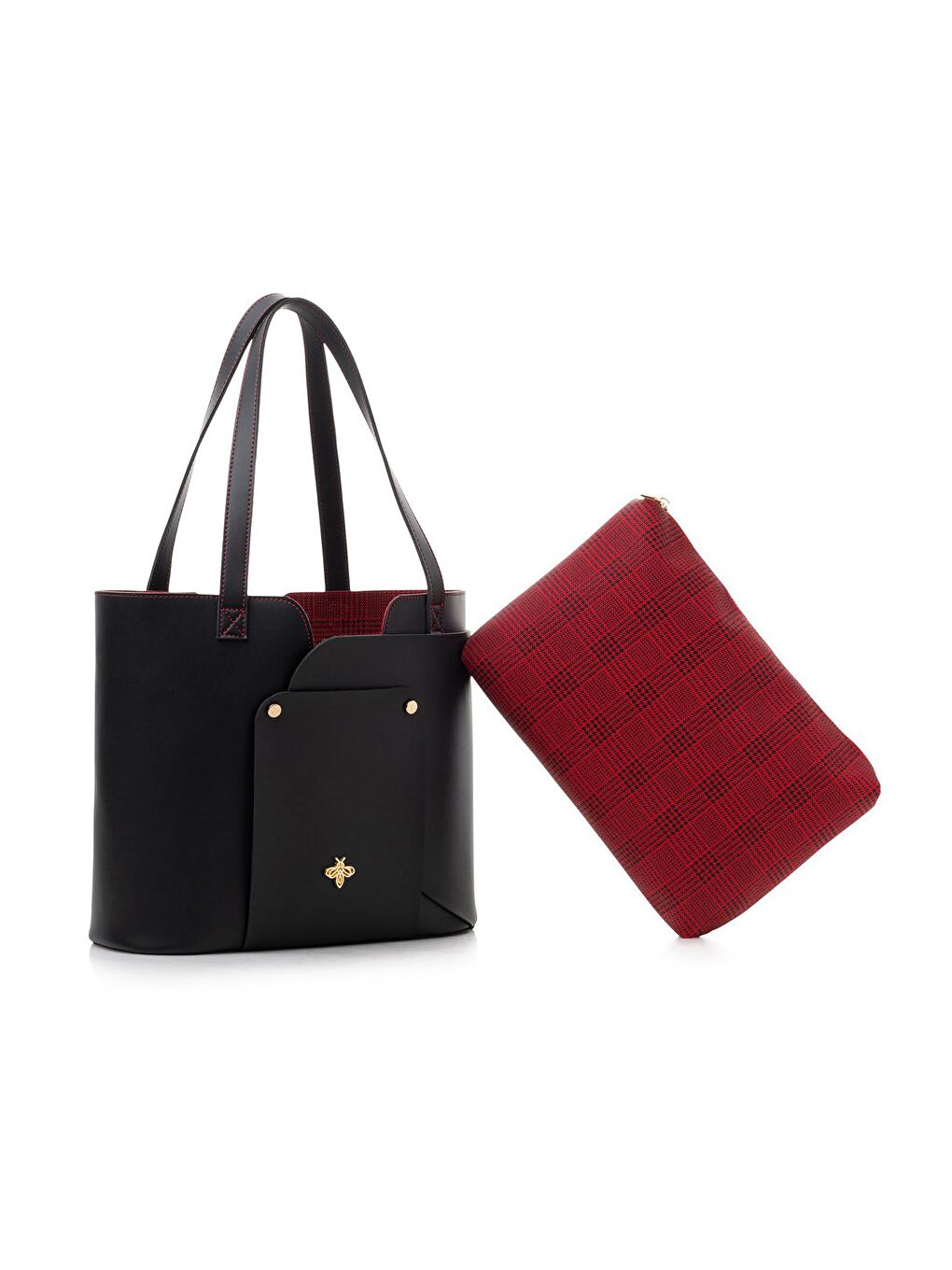 Siyah Kadın El ve Omuz Çantası-6