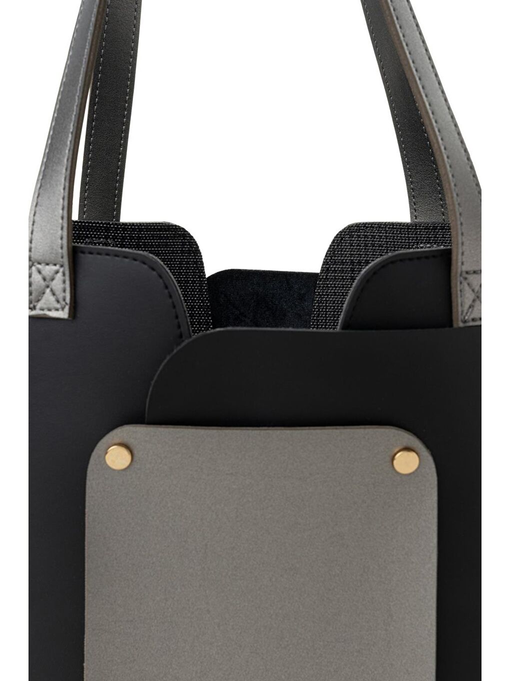 Siyah Kadın El ve Omuz Çantası-4