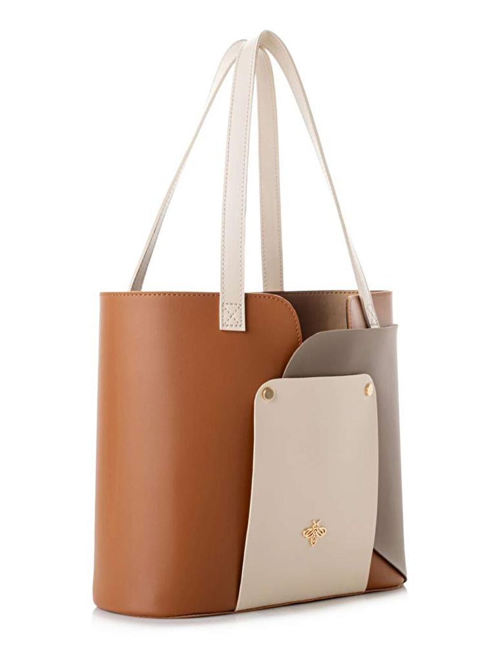 Kahverengi Kadın El ve Omuz Çantası