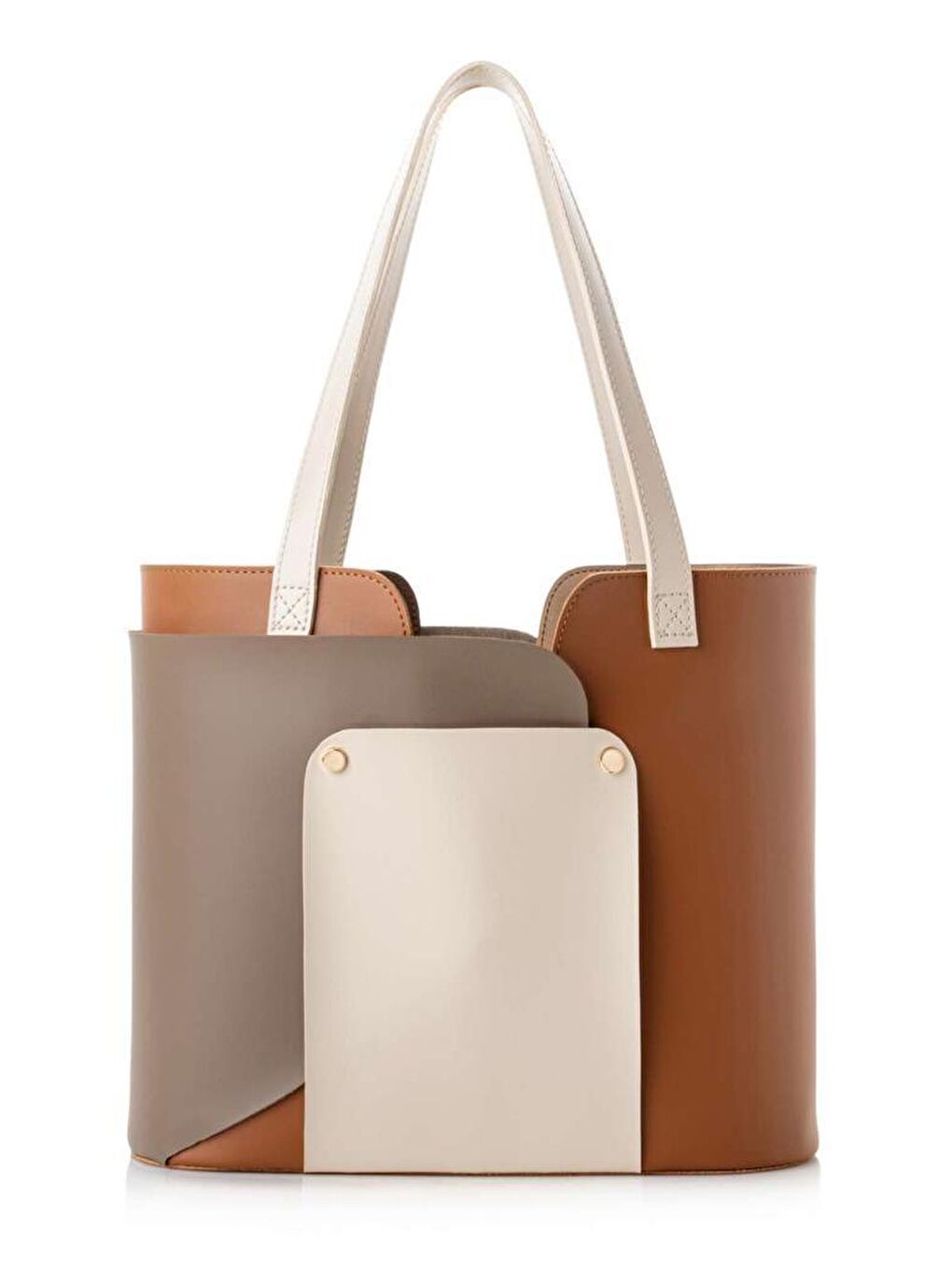 Kahverengi Kadın El ve Omuz Çantası-2