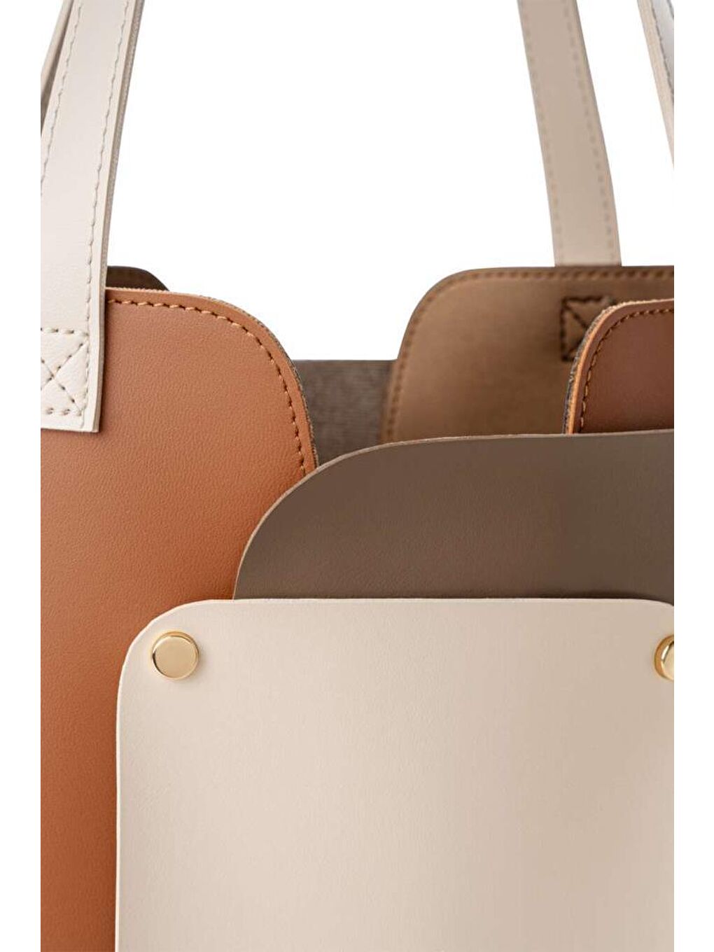 Kahverengi Kadın El ve Omuz Çantası-4