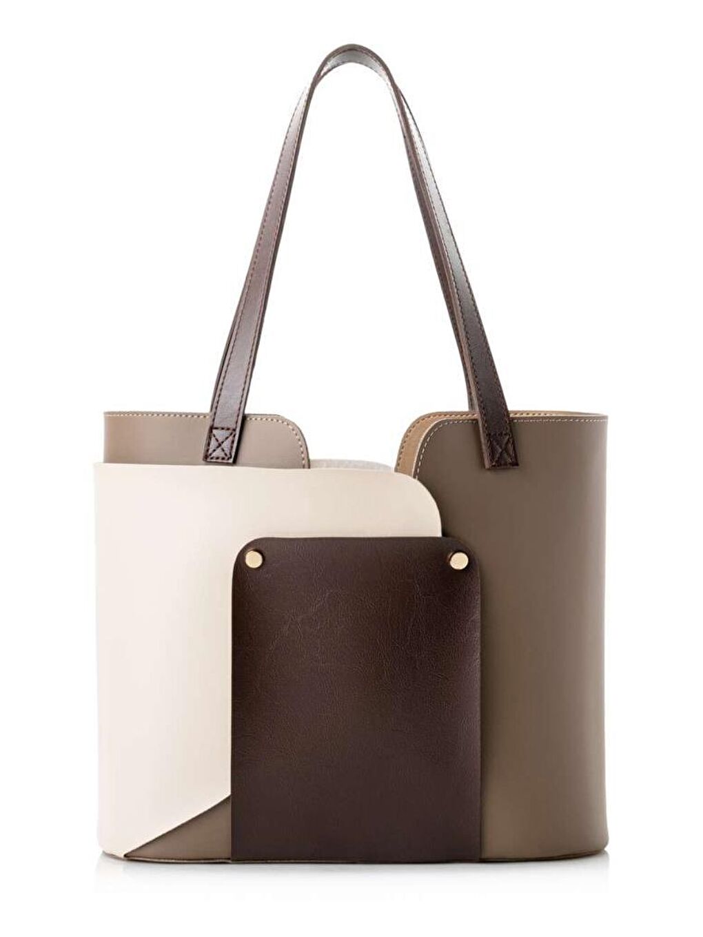 Haki Kadın El ve Omuz Çantası-5