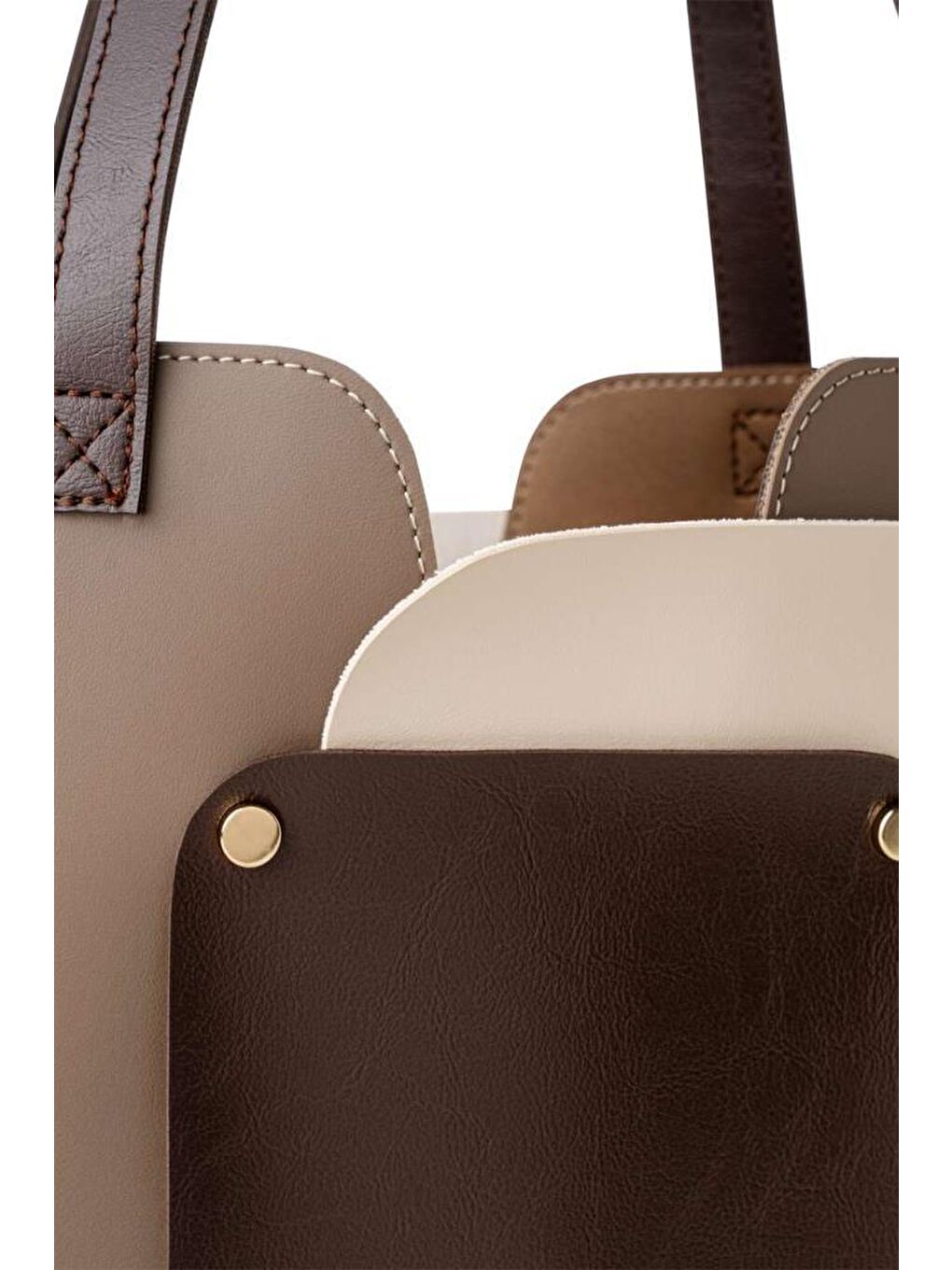 Haki Kadın El ve Omuz Çantası-8