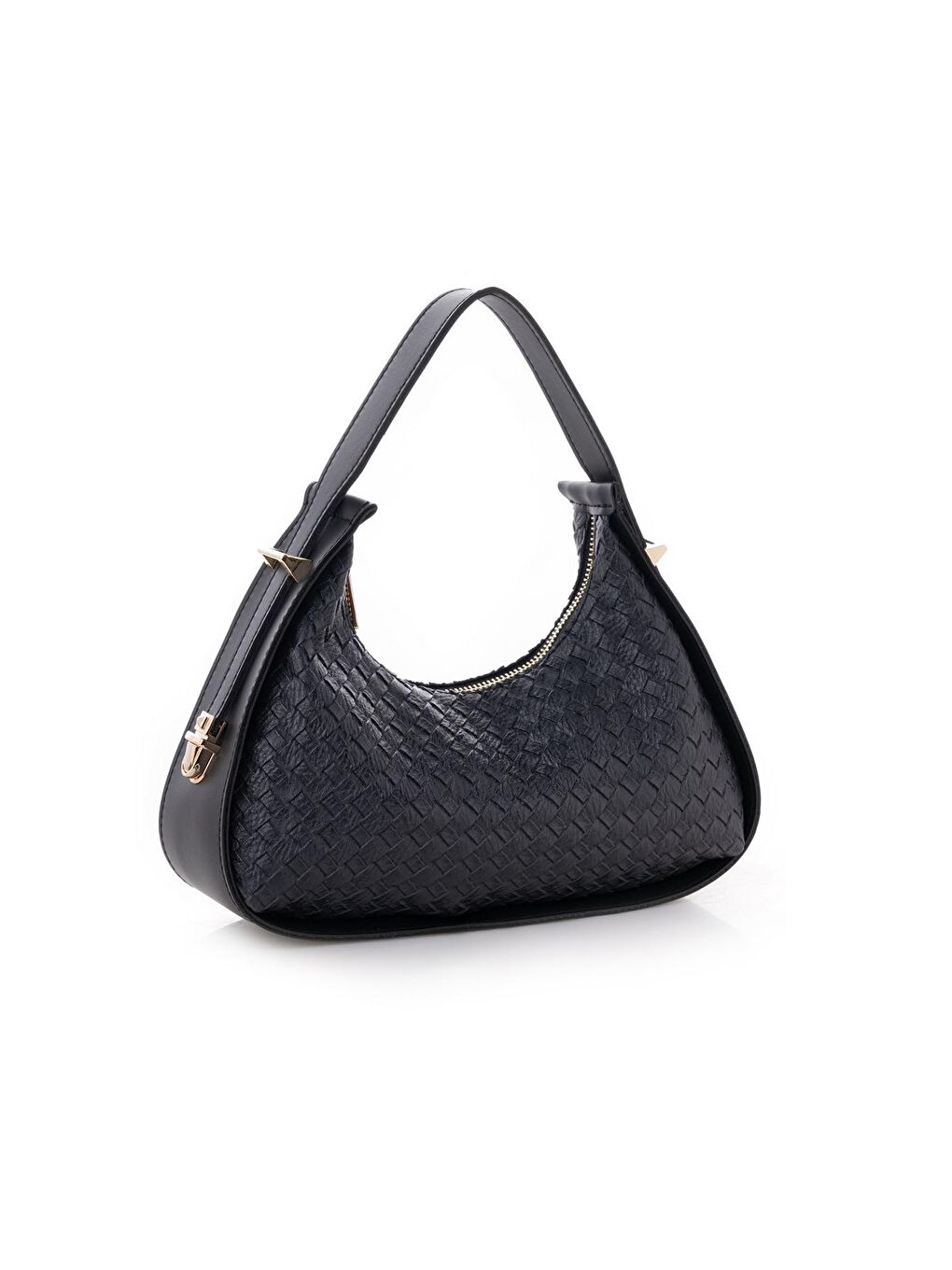 Siyah Kadın Baget El ve Omuz Çantası-1