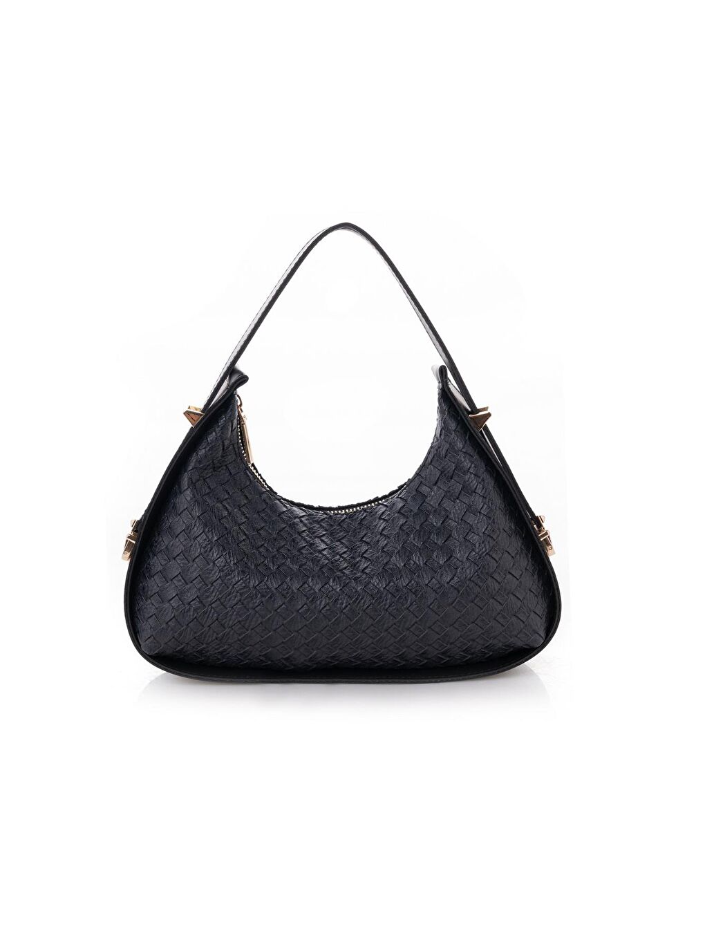 Siyah Kadın Baget El ve Omuz Çantası-2