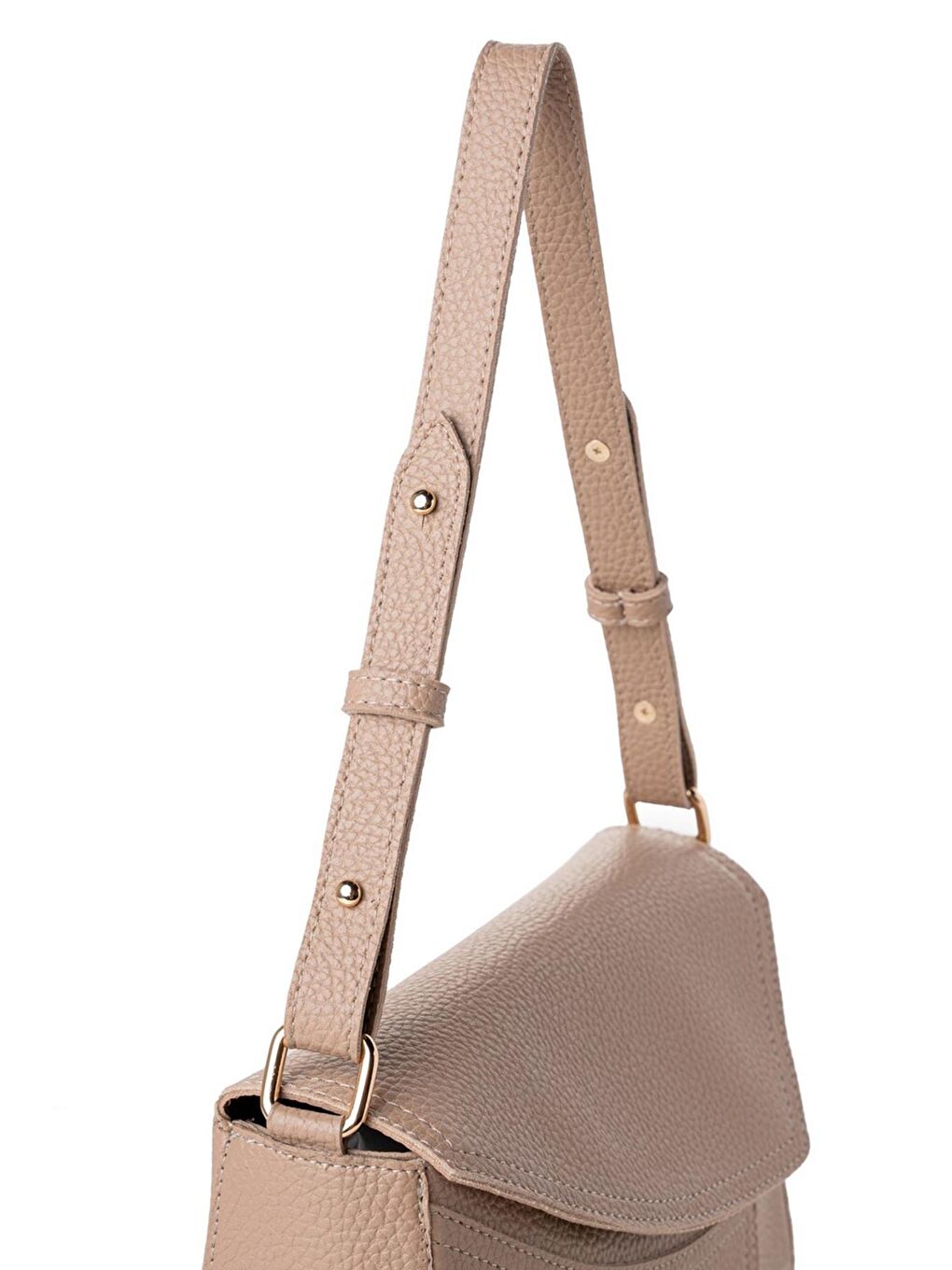 Bej Kadın Omuz Çantası-4