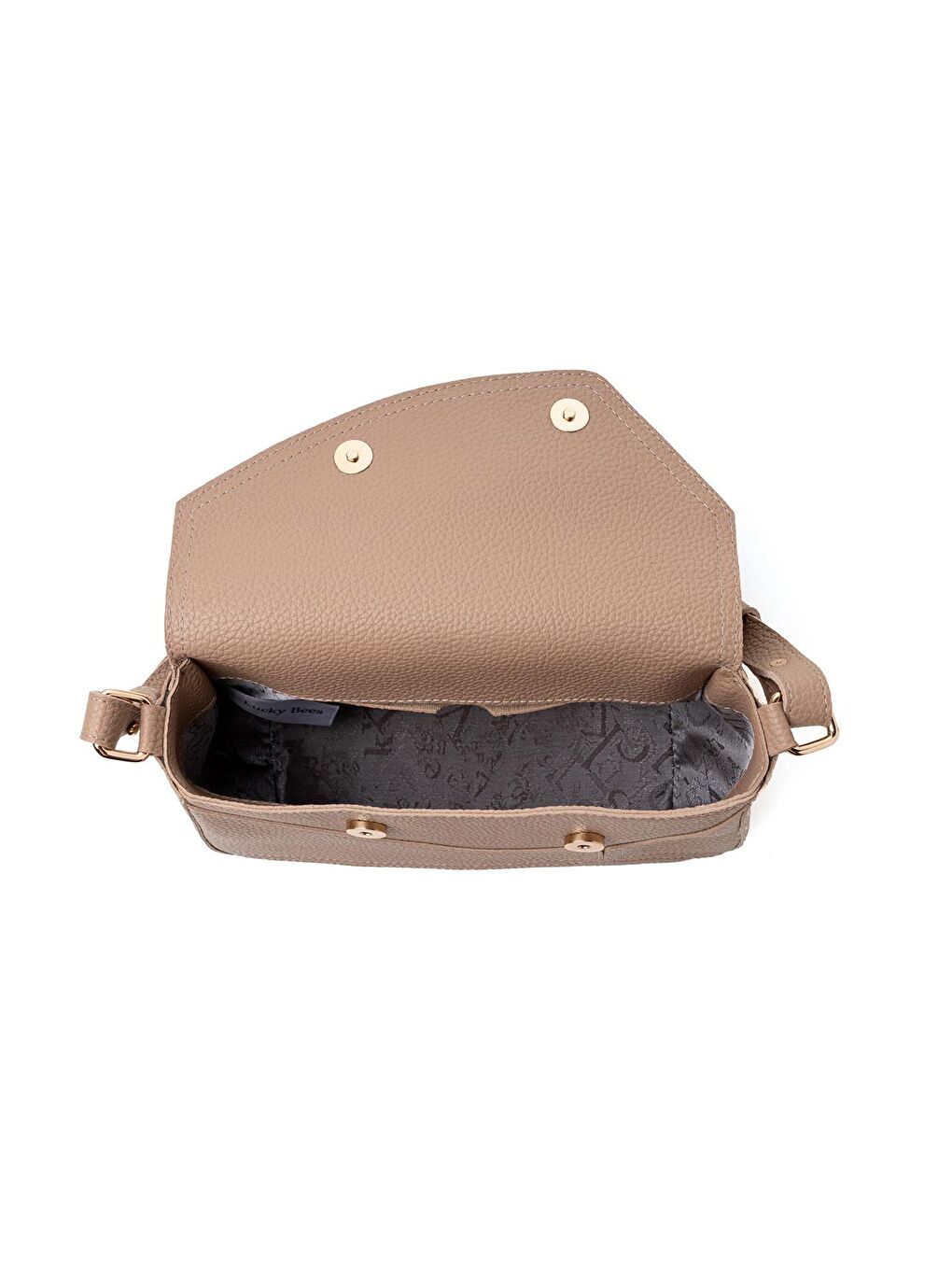 Bej Kadın Omuz Çantası-6