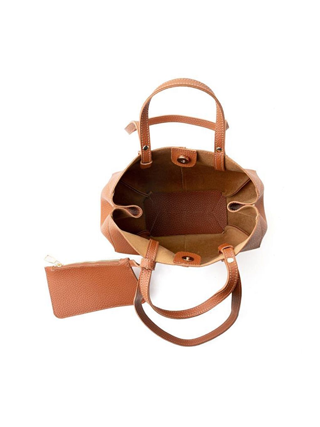 Kahverengi Kadın El ve Omuz Çantası-1