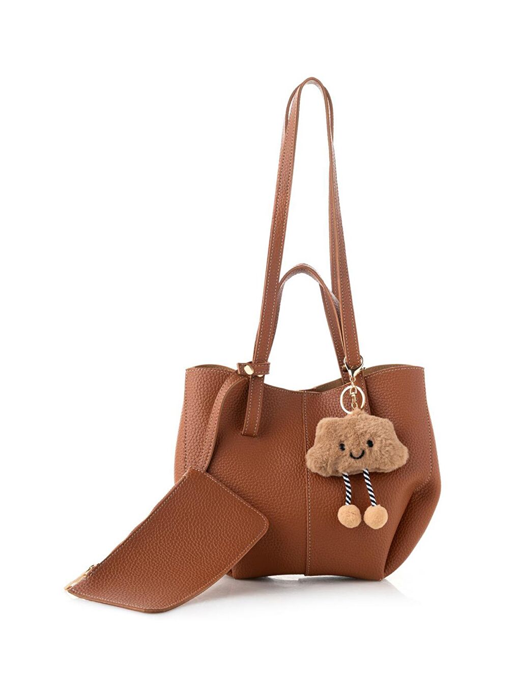 Kahverengi Kadın El ve Omuz Çantası-2